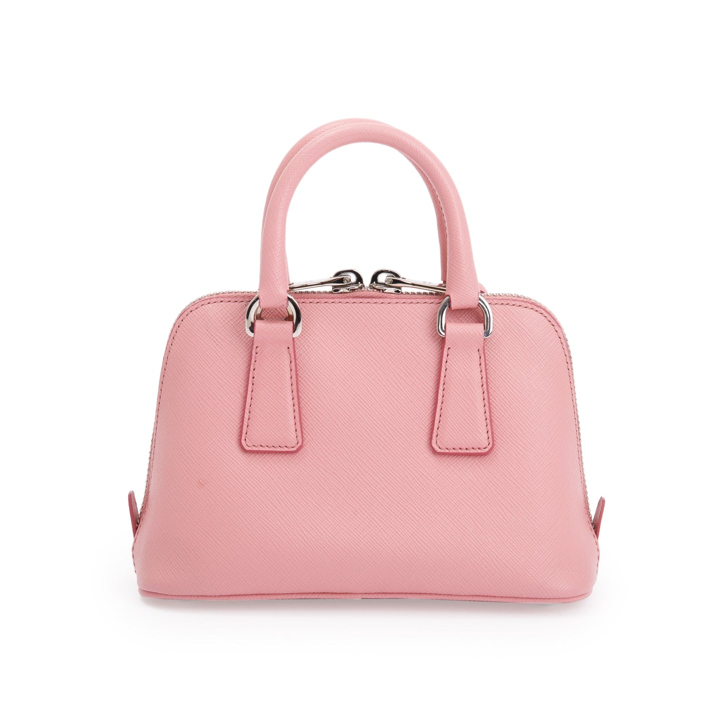 Prada Pink Saffiano Lux Mini Promenade Tote