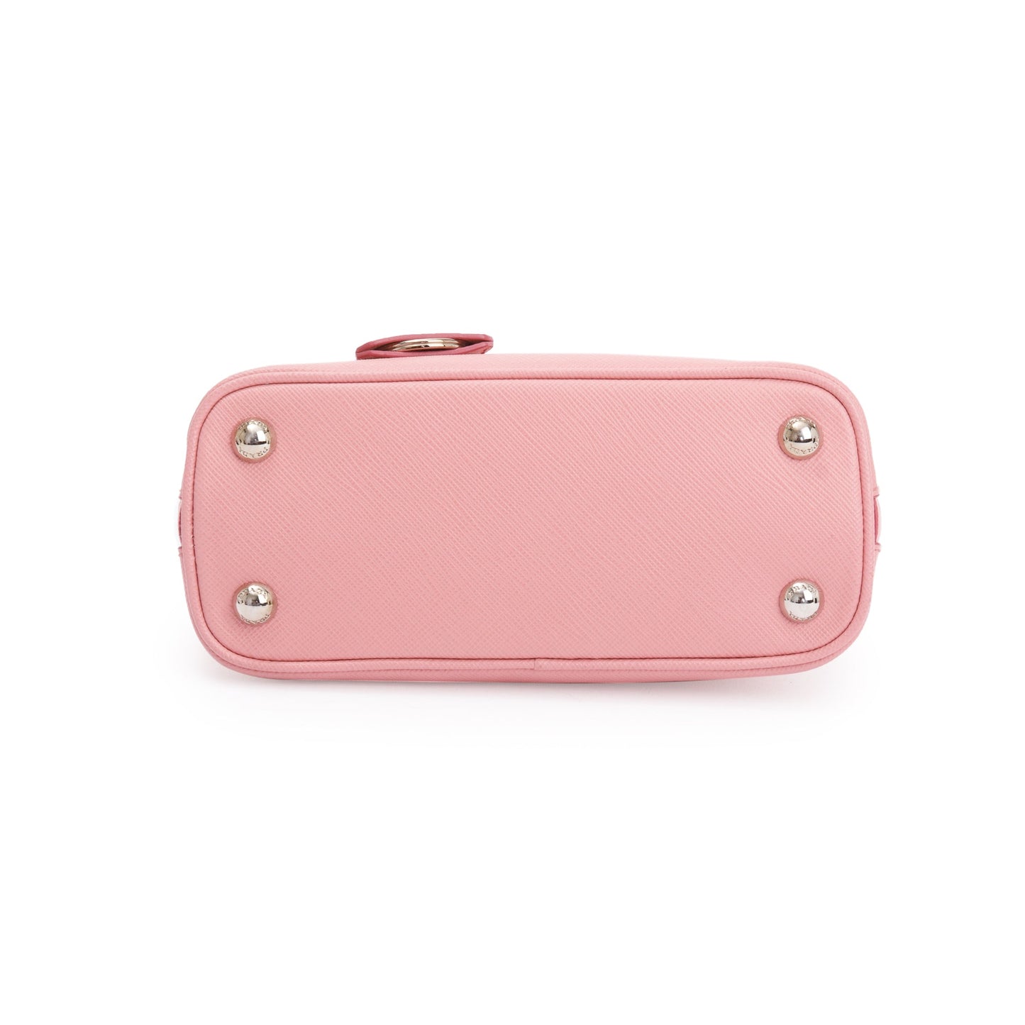 Prada Pink Saffiano Lux Mini Promenade Tote