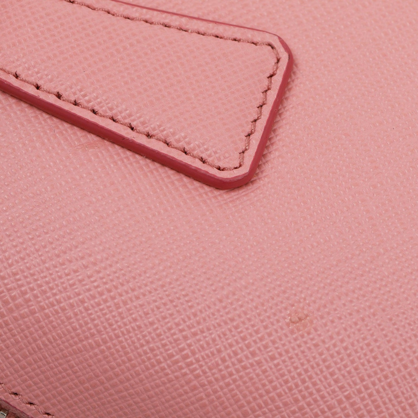 Prada Pink Saffiano Lux Mini Promenade Tote