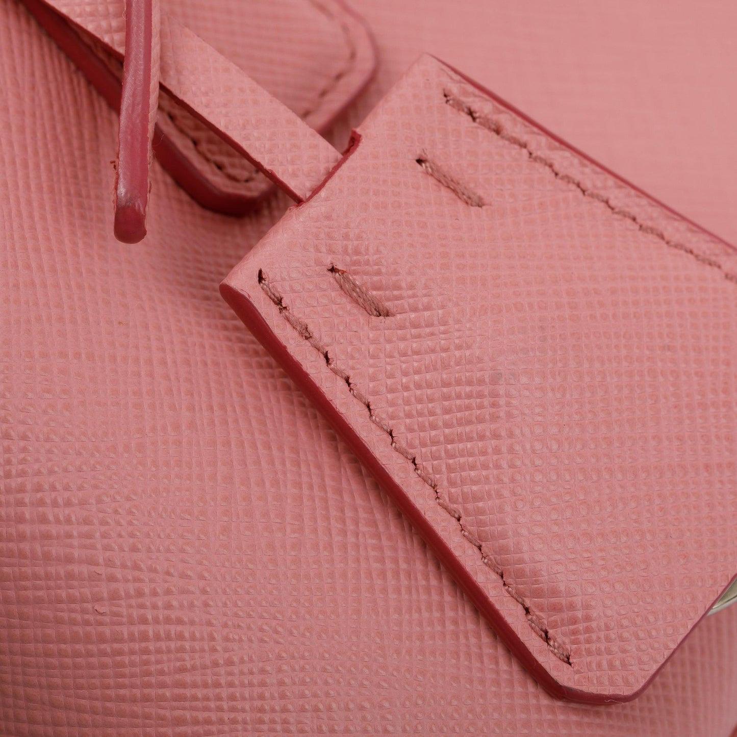 Prada Pink Saffiano Lux Mini Promenade Tote