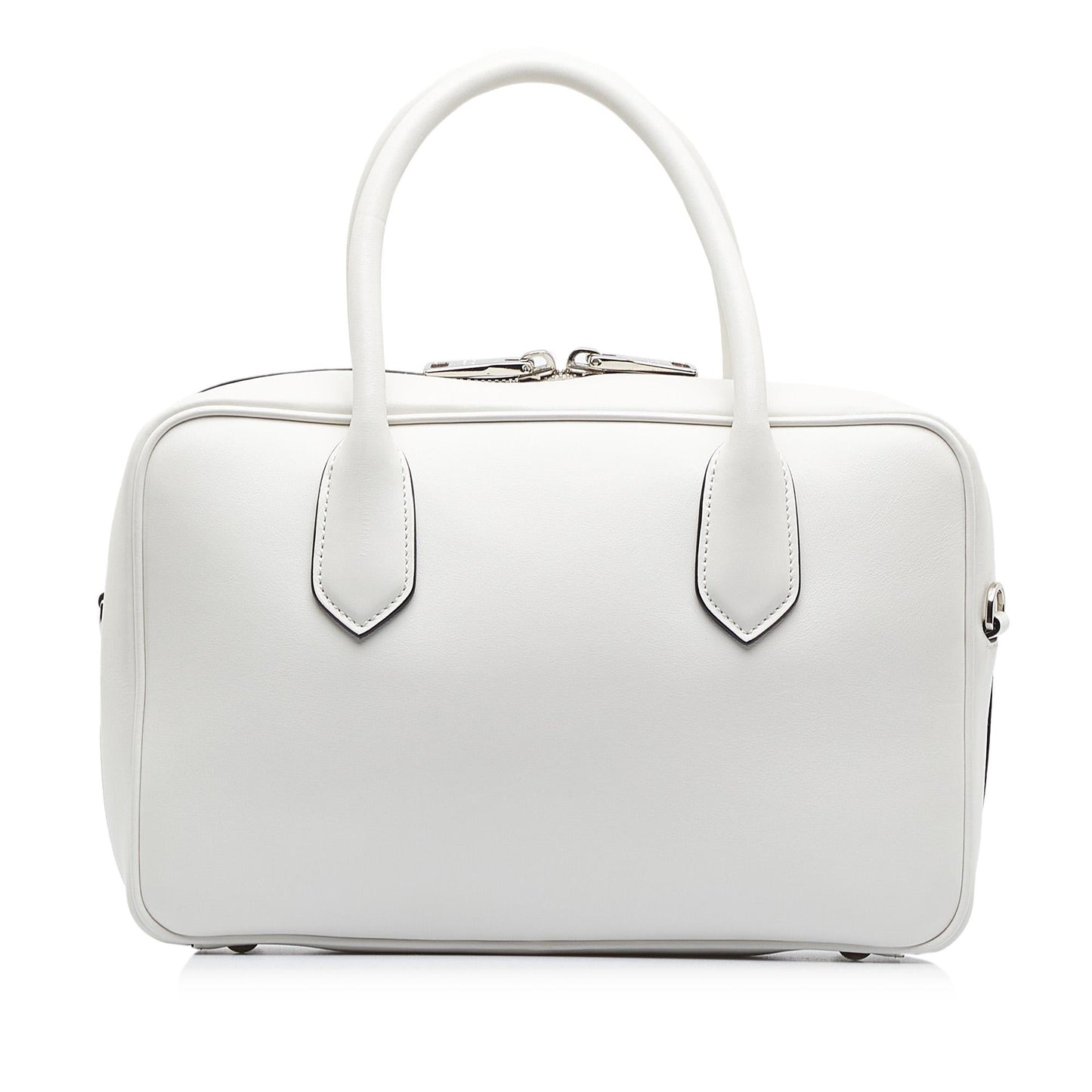Prada Racing Logo Satchel (SHG-MufGJE)