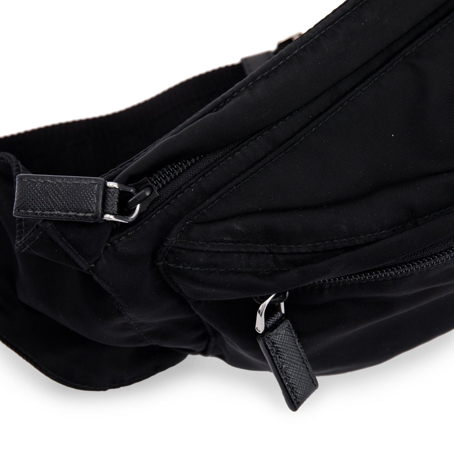 Prada Re-Nylon Double Zip Belt Bag