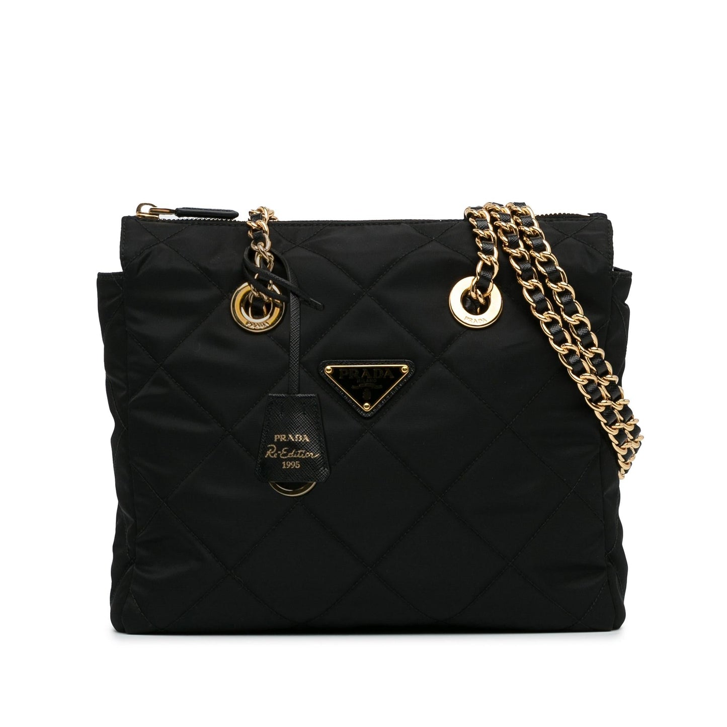 Prada Re-Nylon Re-Edition 1995 Chaine Shoulder Bag (SHG-UjeRfW)