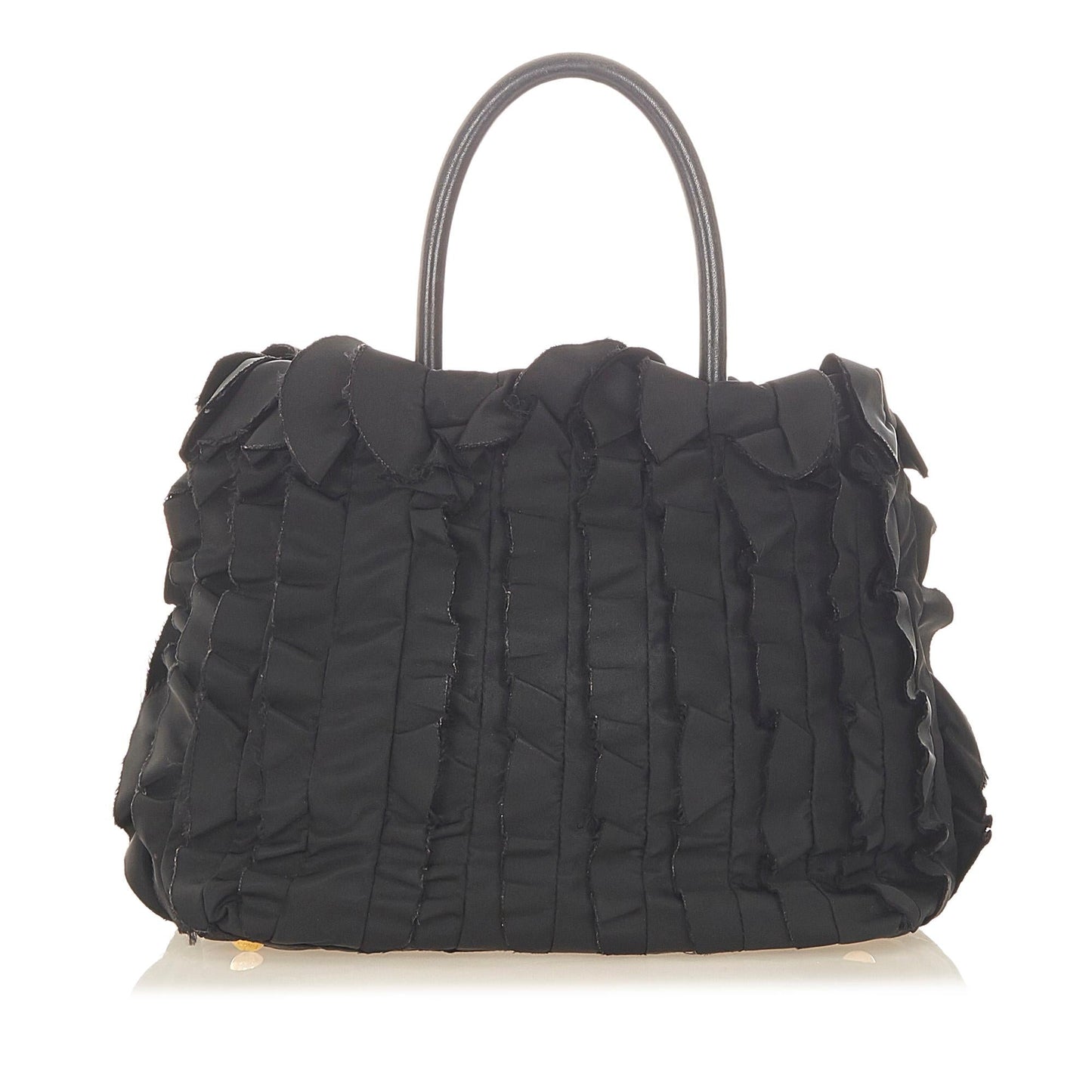 Prada Ruffled Tessuto Tote Bag (SHG-31505)