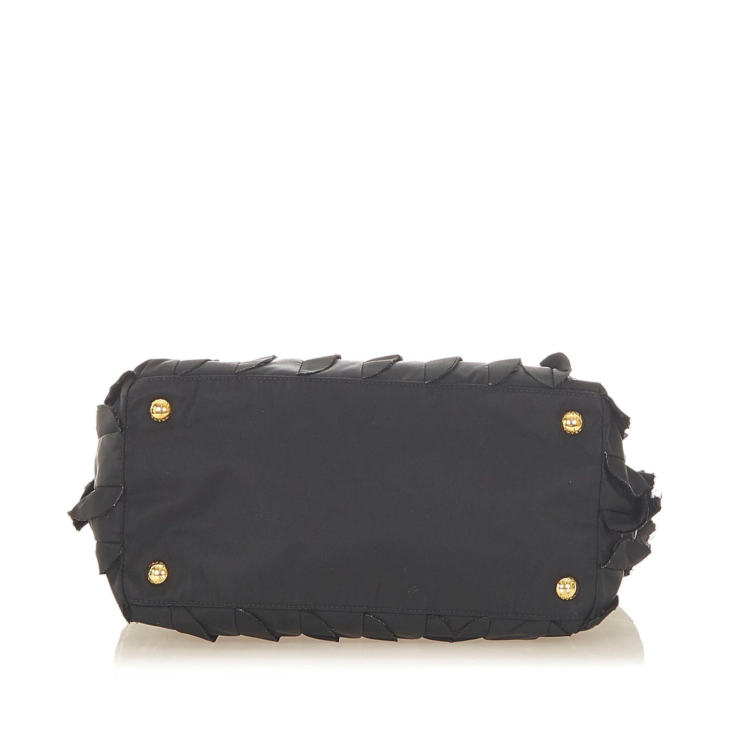 Prada Ruffled Tessuto Tote Bag (SHG-31505)