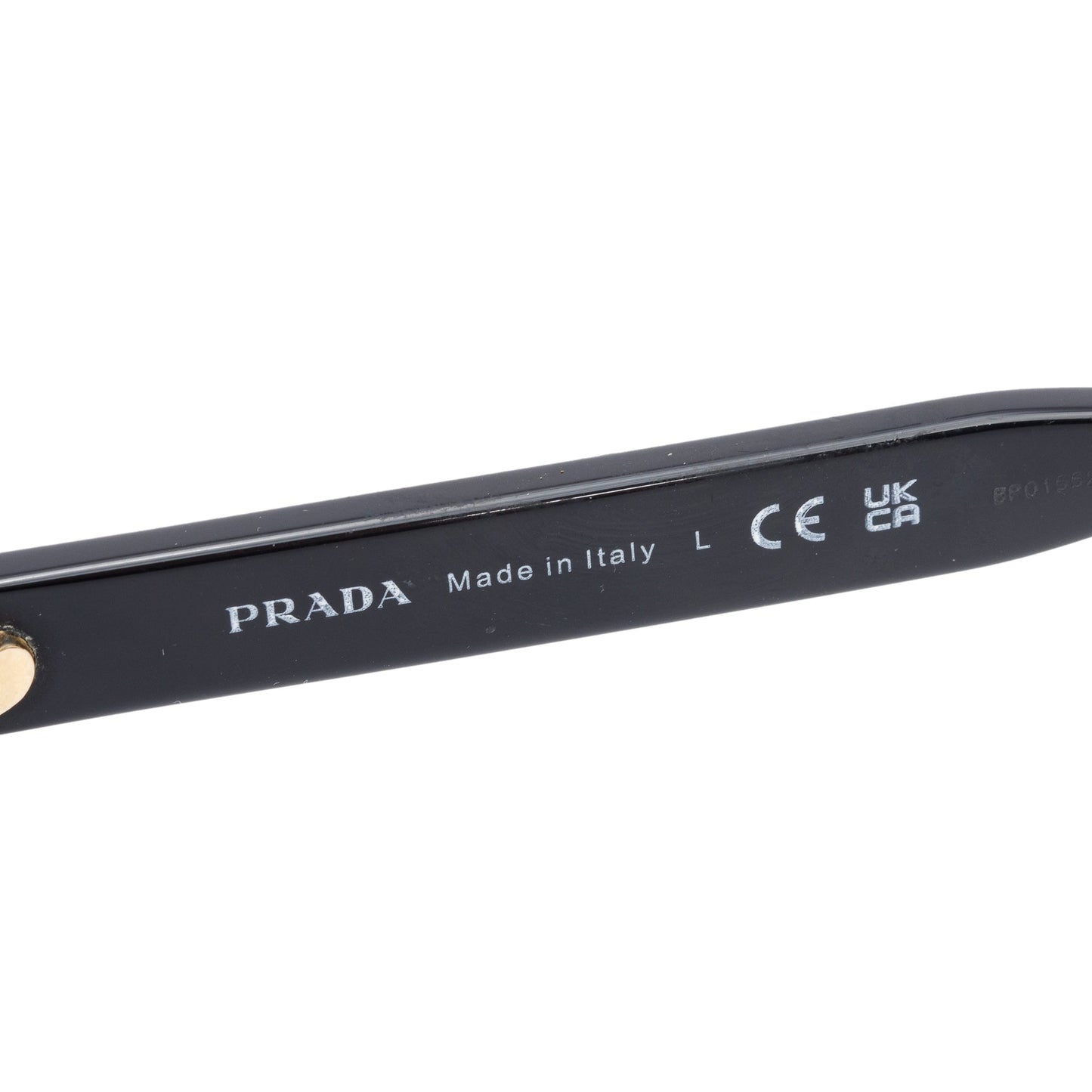 Prada SPR 16U Black/Havana Acetate Square Sunglasses