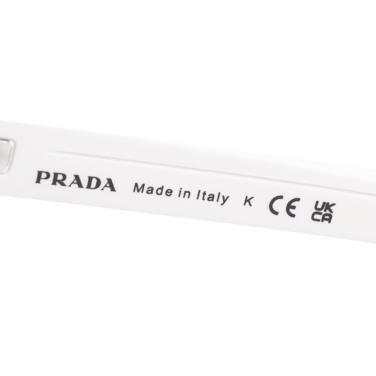 Prada SPS04W Black & White Linea Rossa Impavid Shield Sunglasses