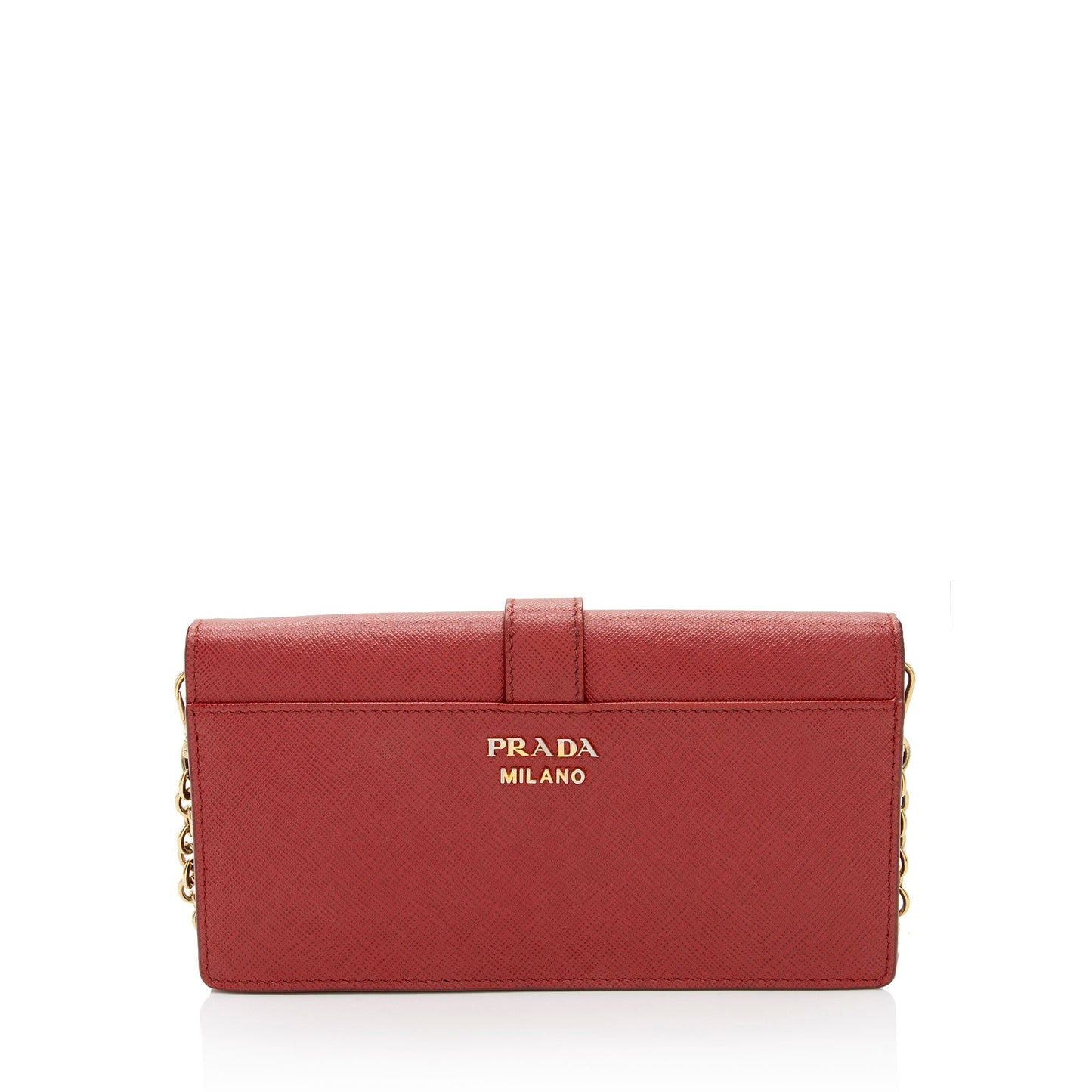 Prada Saffiano Cahier Chain Clutch