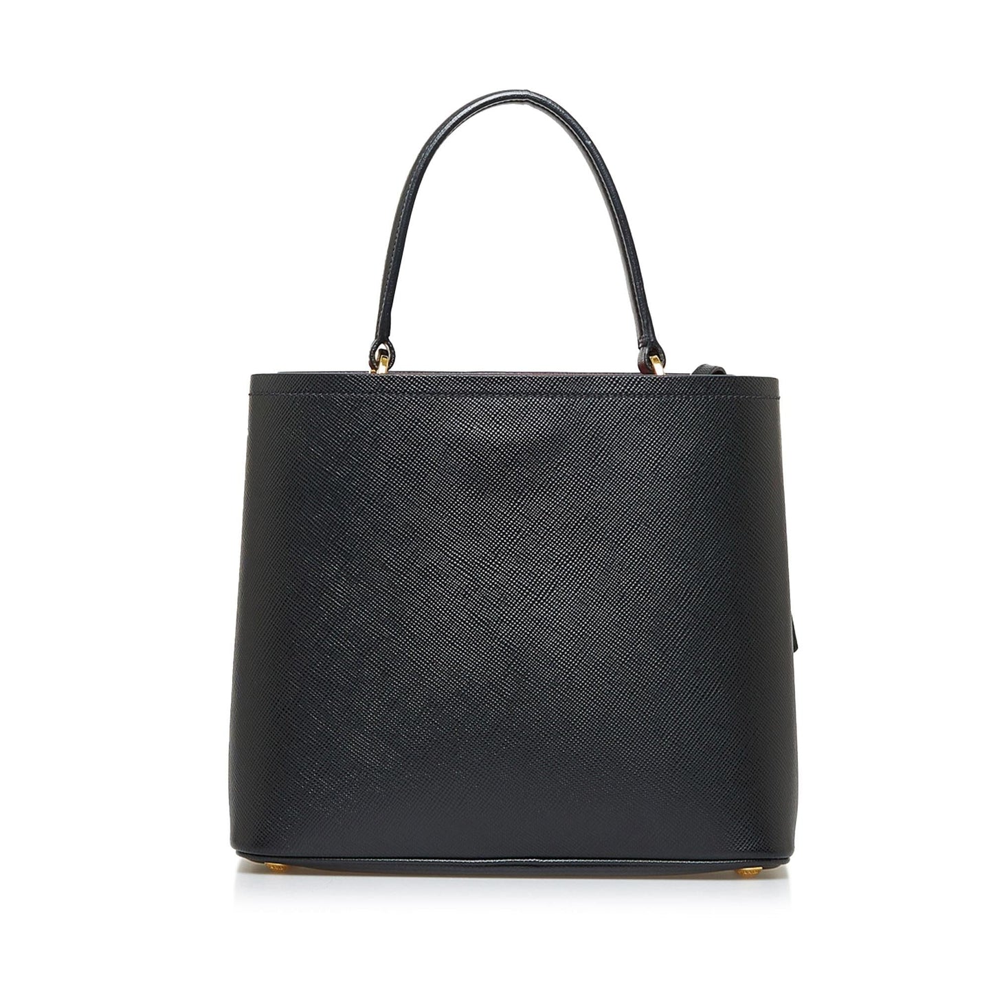 Prada Saffiano Cuir Panier Double Leather Satchel (SHG-2xo4Ko)