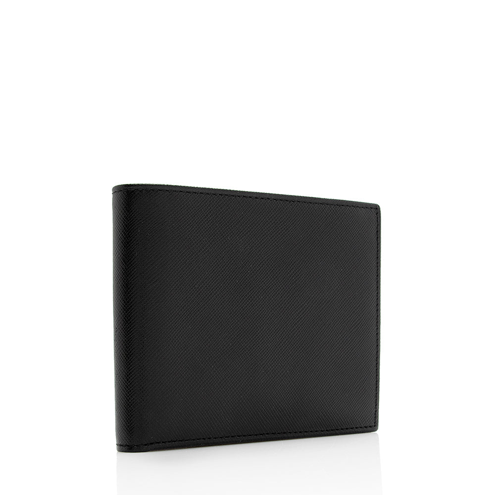 Prada Saffiano Leather Bifold Wallet (SHF-20832)