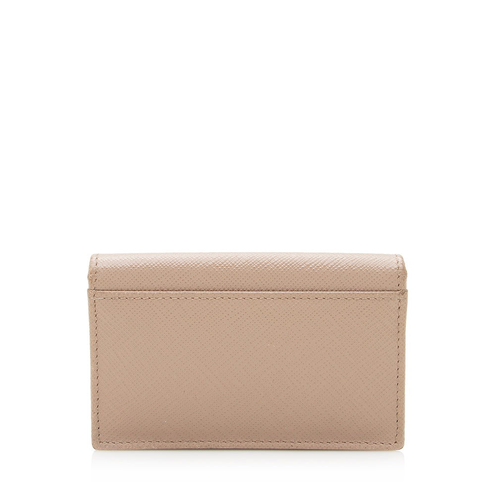 Prada Saffiano Leather Card Holder (SHF-20692)