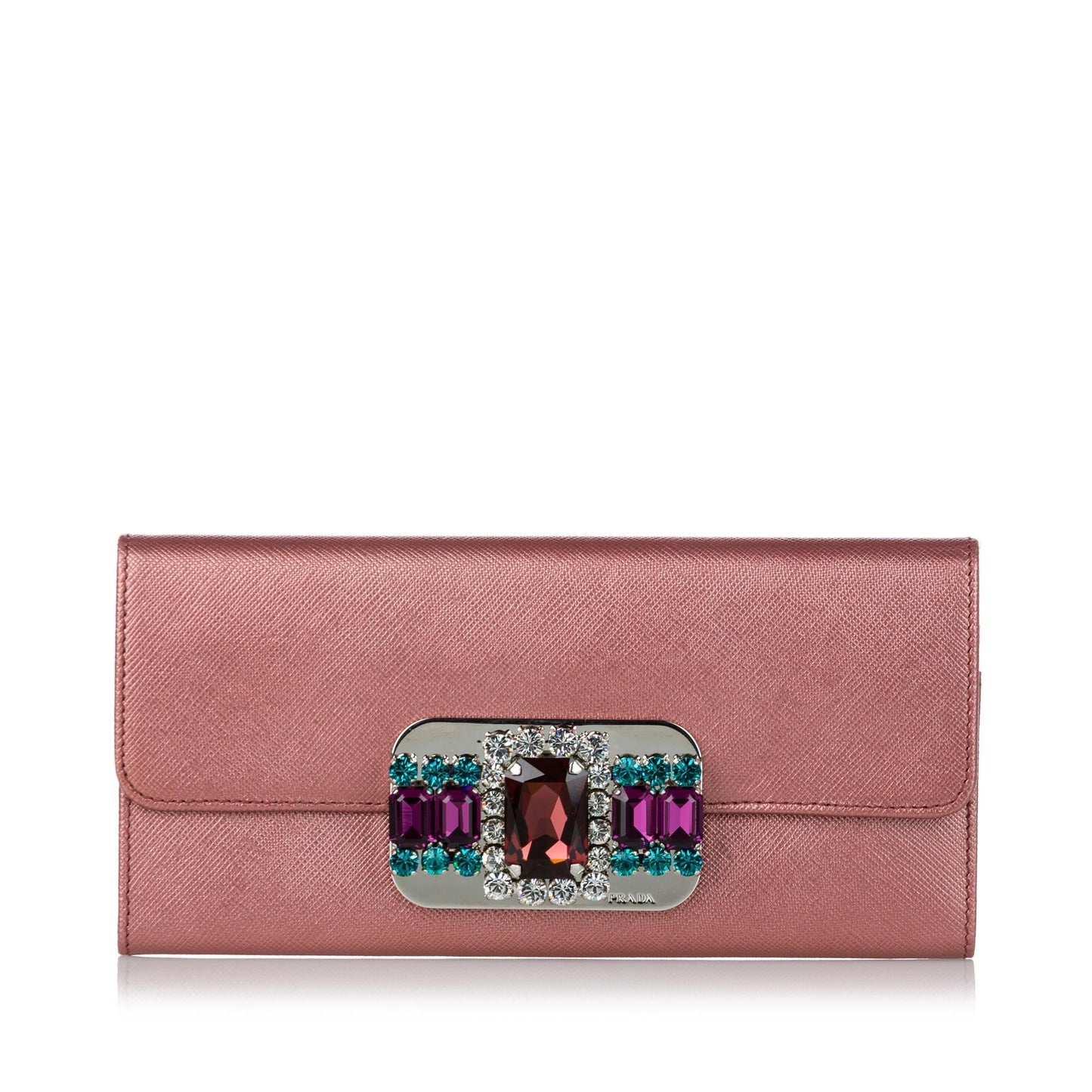 Prada Saffiano Leather Long Wallet (SHG-30480)