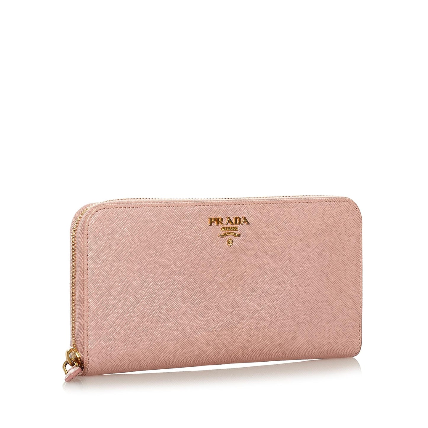 Prada Saffiano Leather Long Wallet (SHG-wboHEP)