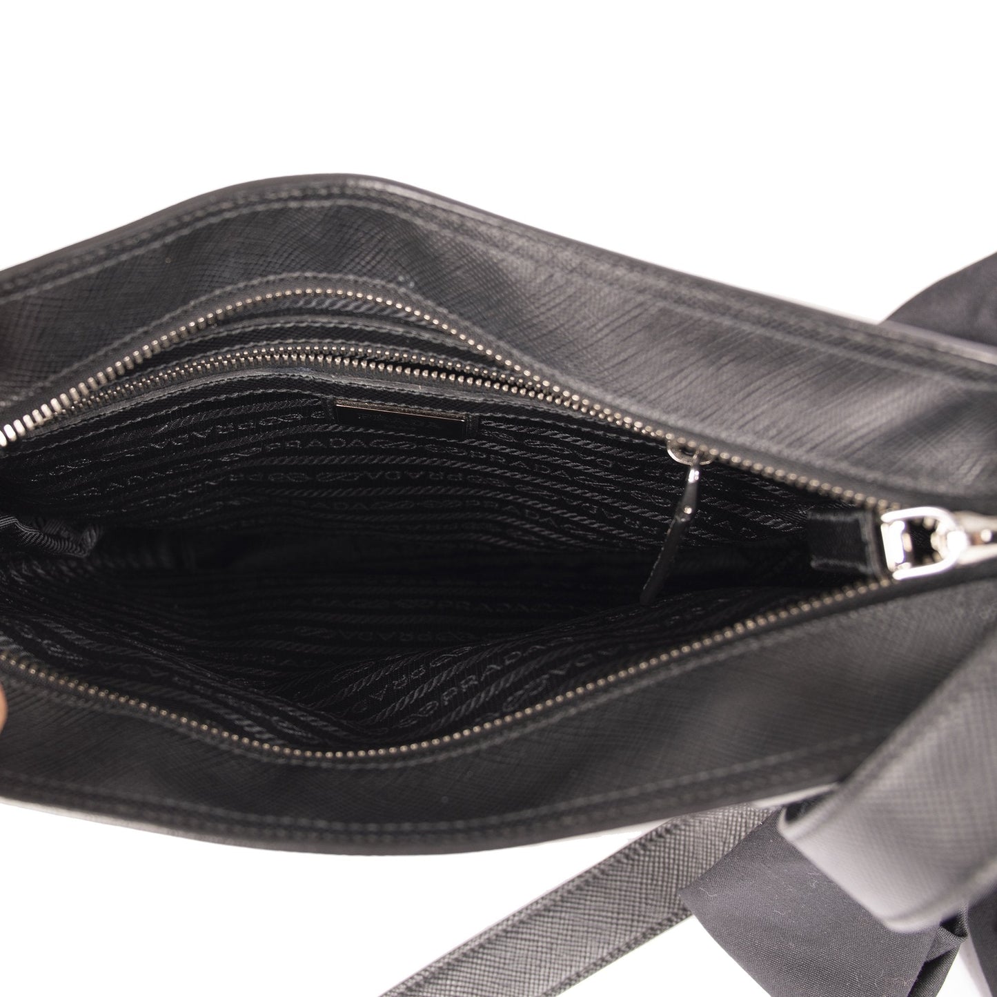 Prada Saffiano Leather Messenger Bag