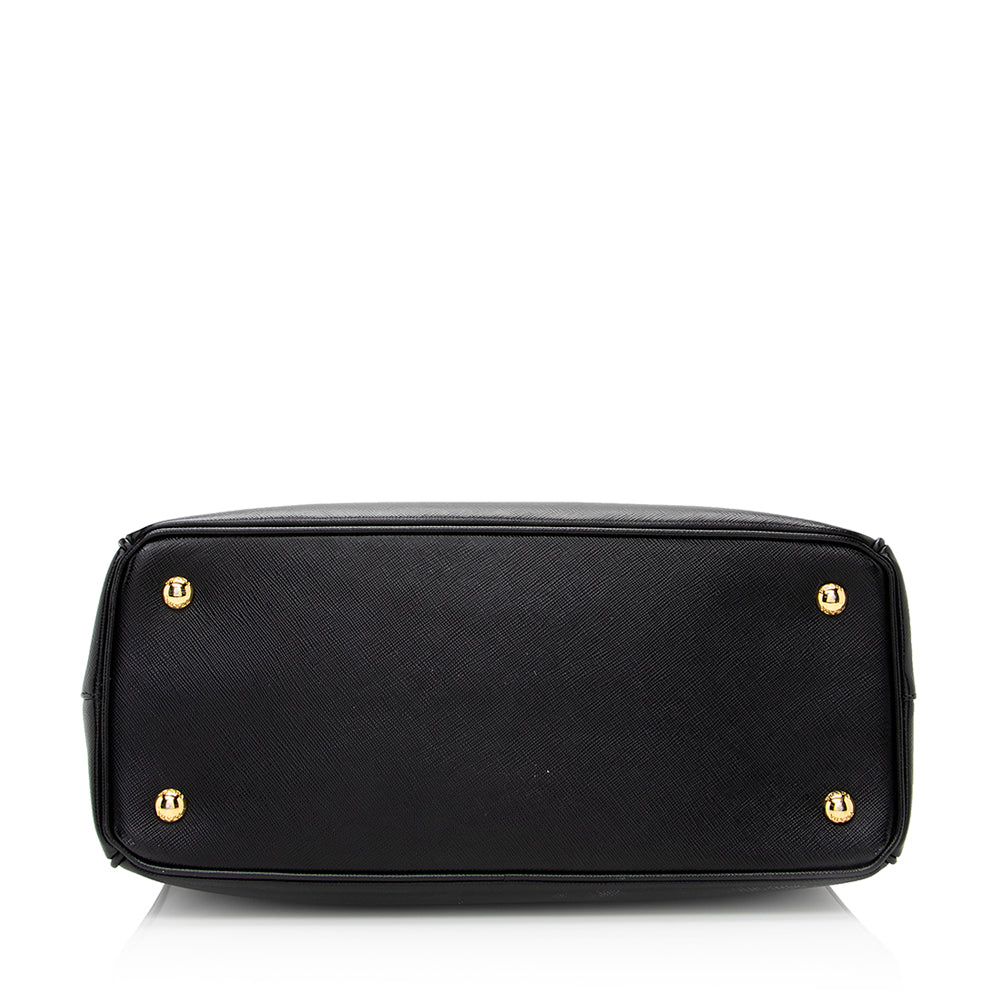 Prada Saffiano Lux Double-Zip Medium Tote (SHF-20631)