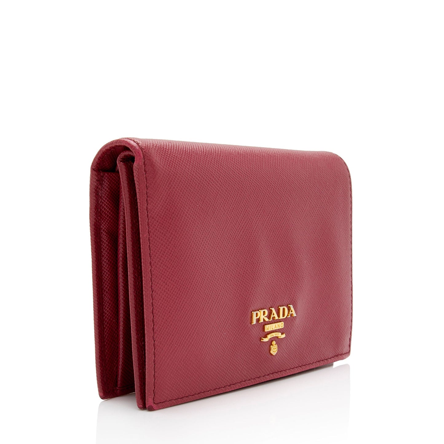 Prada Saffiano Lux French Wallet (SHF-JjY1GM)