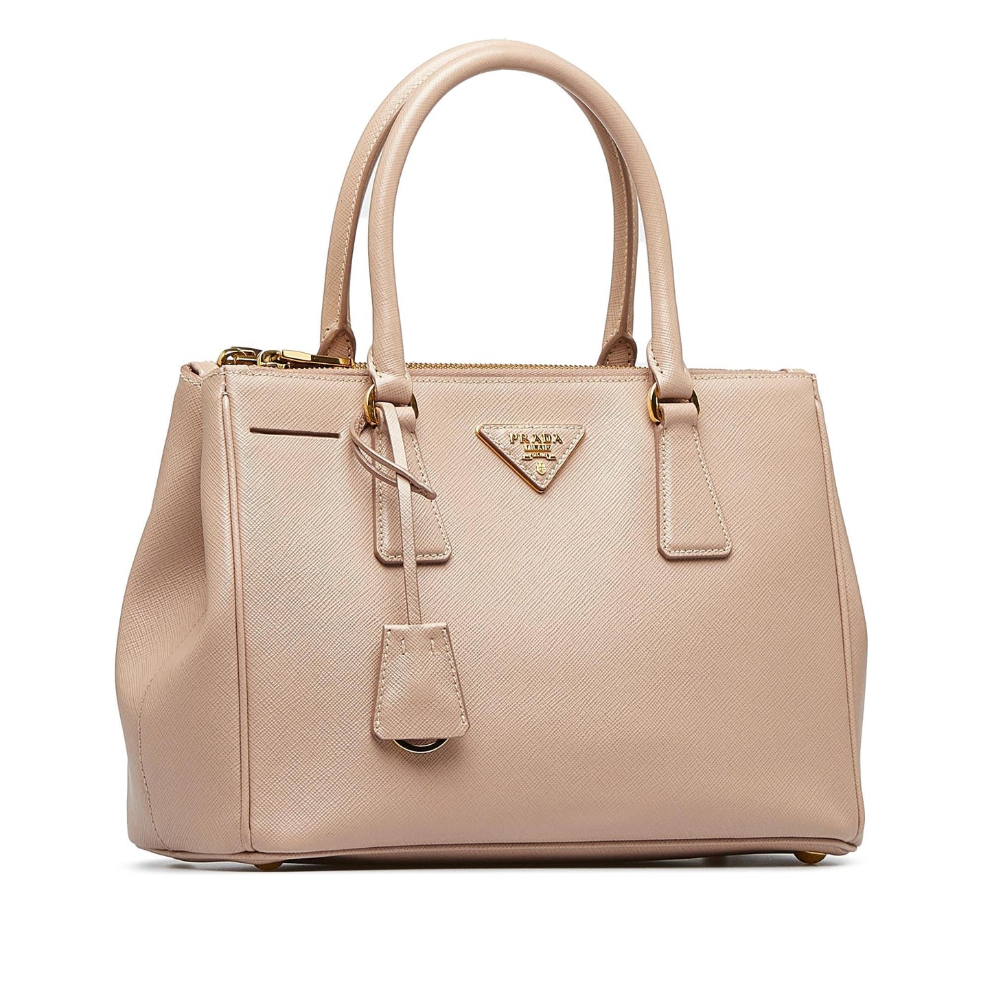Prada Saffiano Lux Galleria Double Zip Satchel (SHG-A6N0rD)
