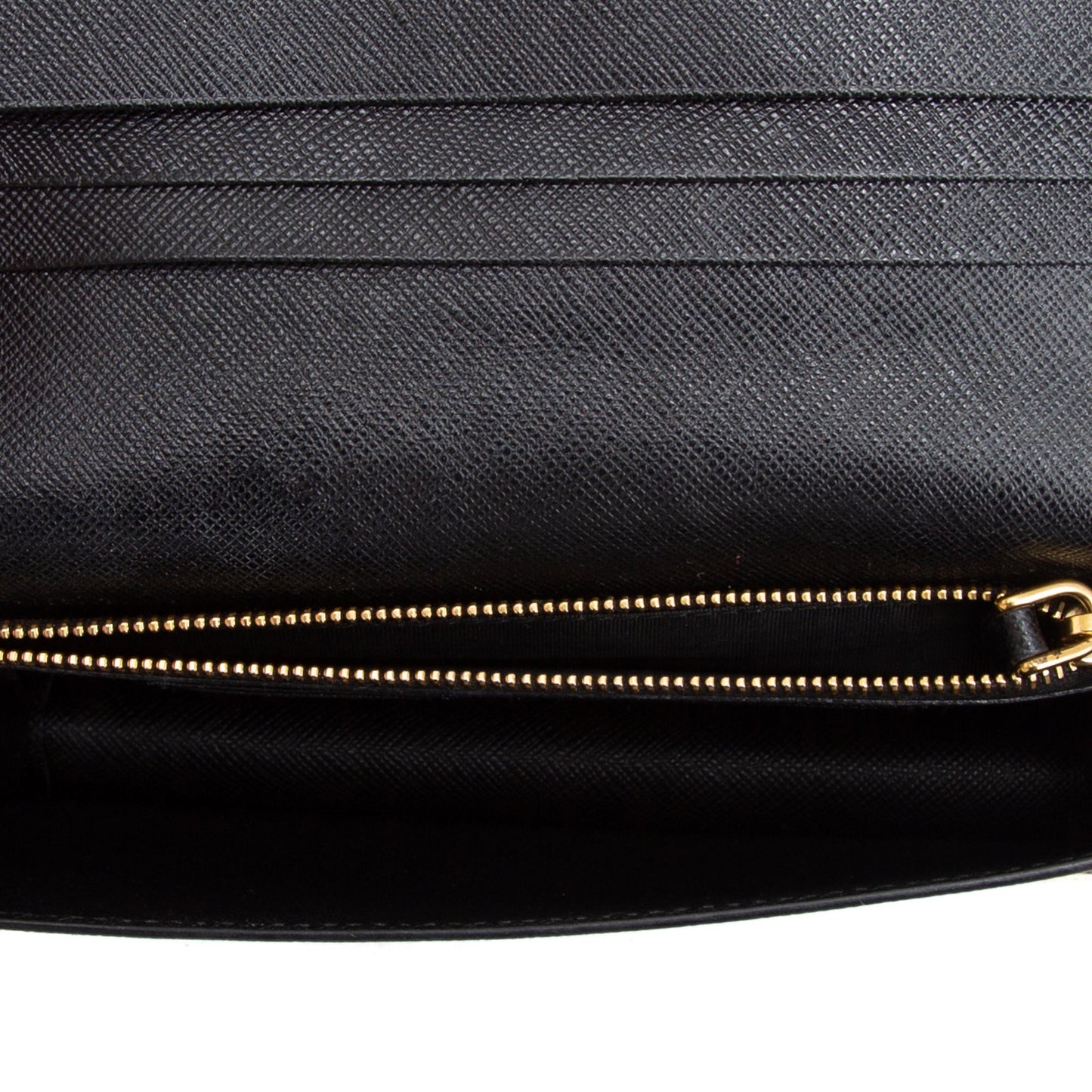 Prada Saffiano Lux Wallet on Chain
