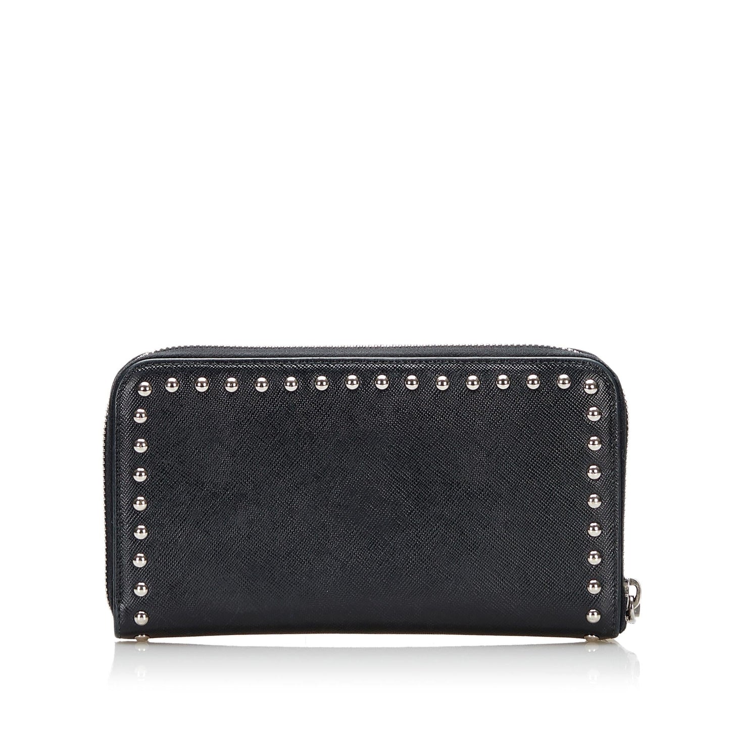 Prada Saffiano Studded Wallet (SHG-36976)