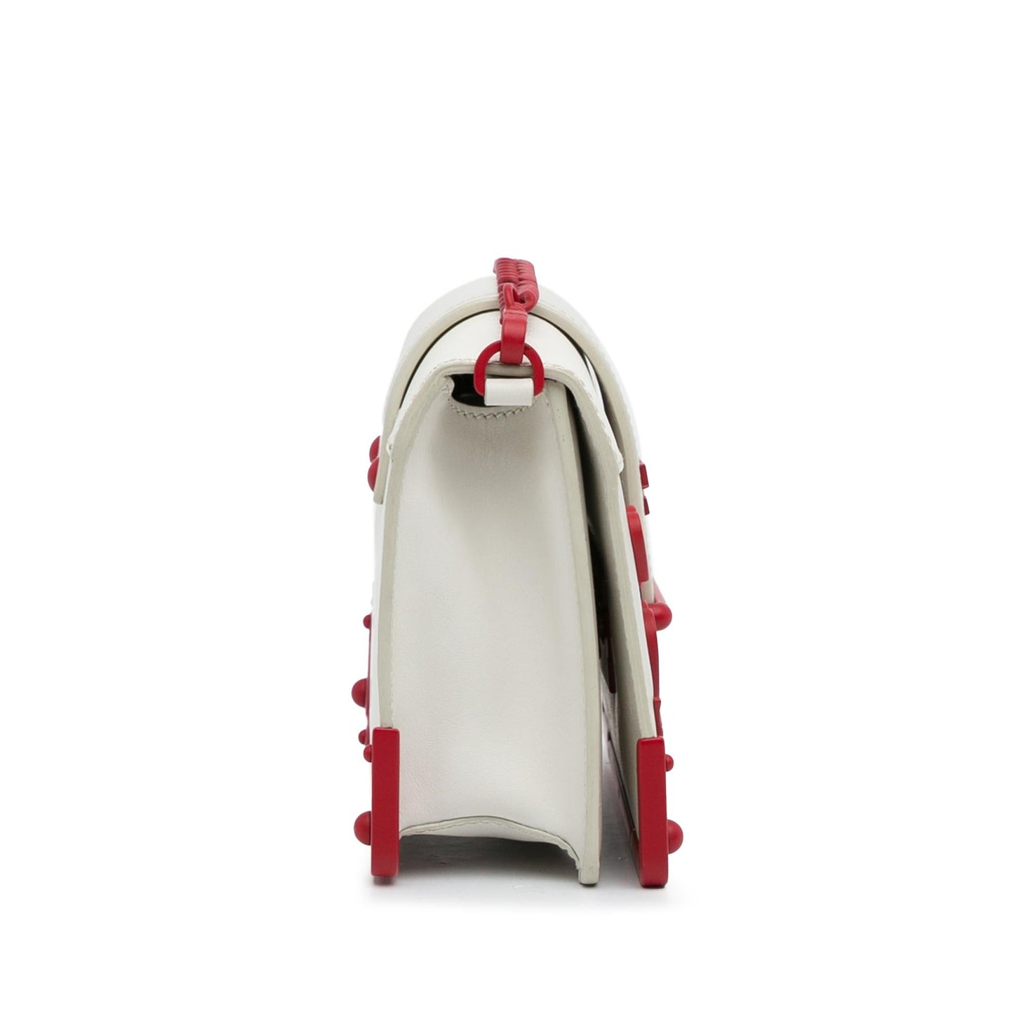 Prada Saffiano Trimmed City Calf Cahier Flower Heart Bag (SHG-TTrQwq)