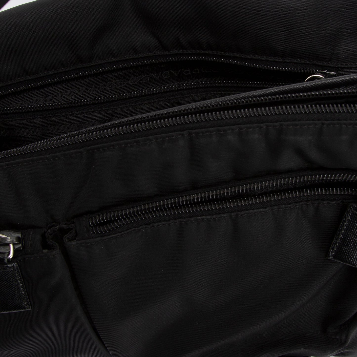 Prada Saffiano-Trimmed Tessuto Nylon Messenger Bag