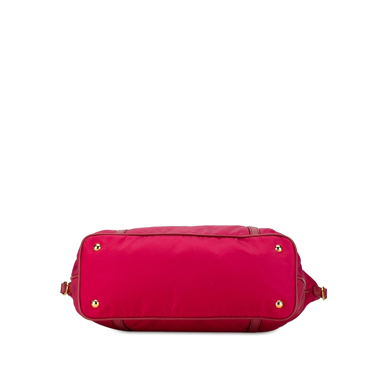 Prada Saffiano-Trimmed Tessuto Satchel