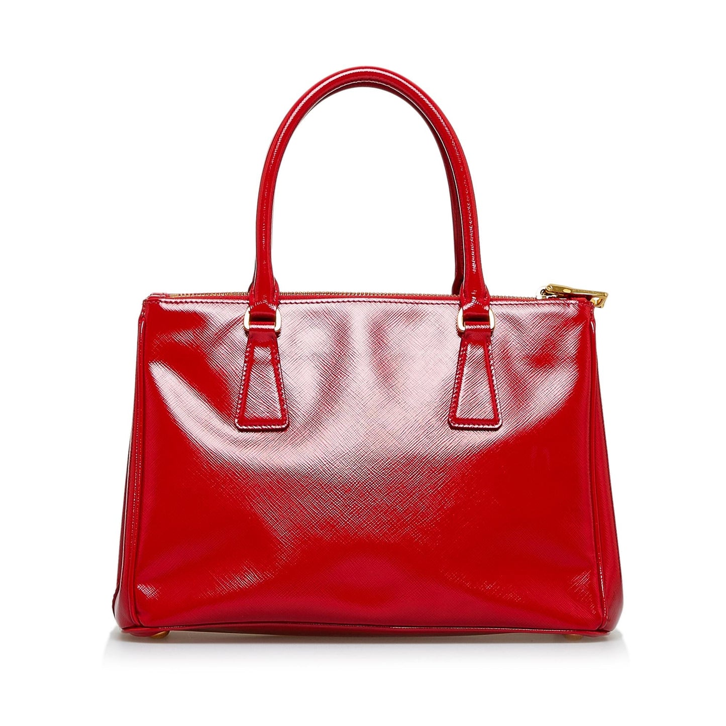 Prada Saffiano Vernice Galleria Double Zip (SHG-0AMfiu)