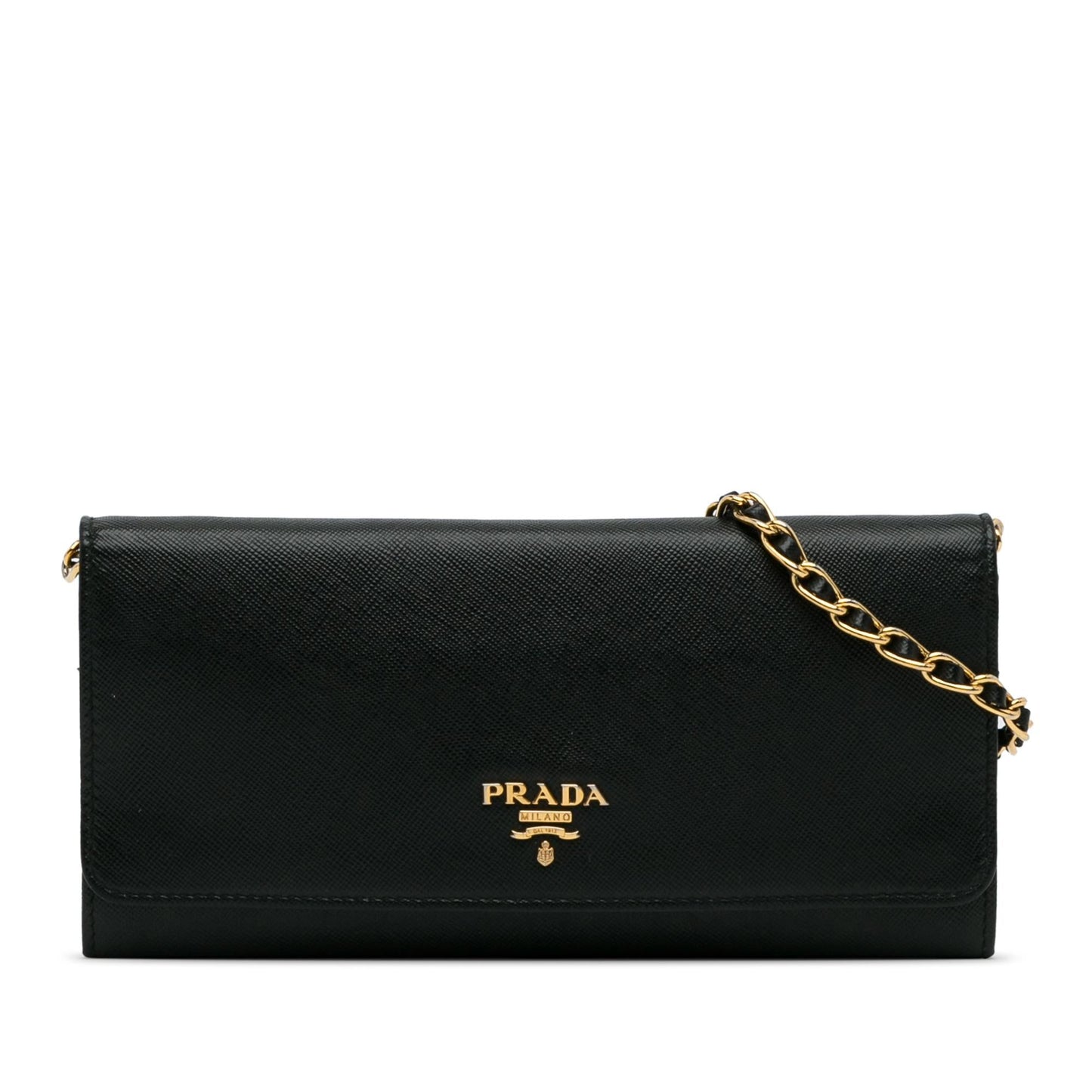 Prada Saffiano Wallet On Chain (SHG-NodToM)