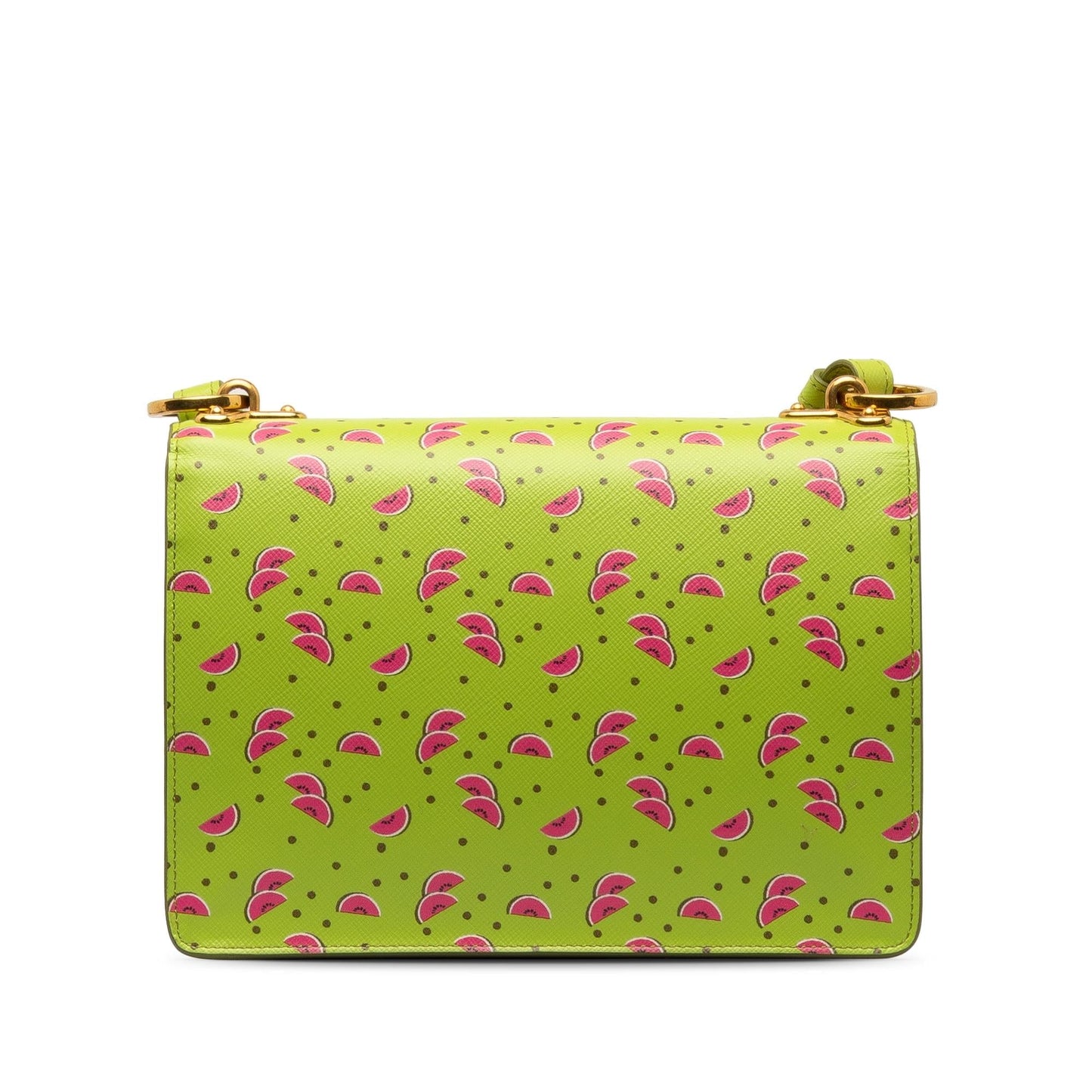 Prada Saffiano Watermelon Flap Crossbody Bag (SHG-tQ3kMw)