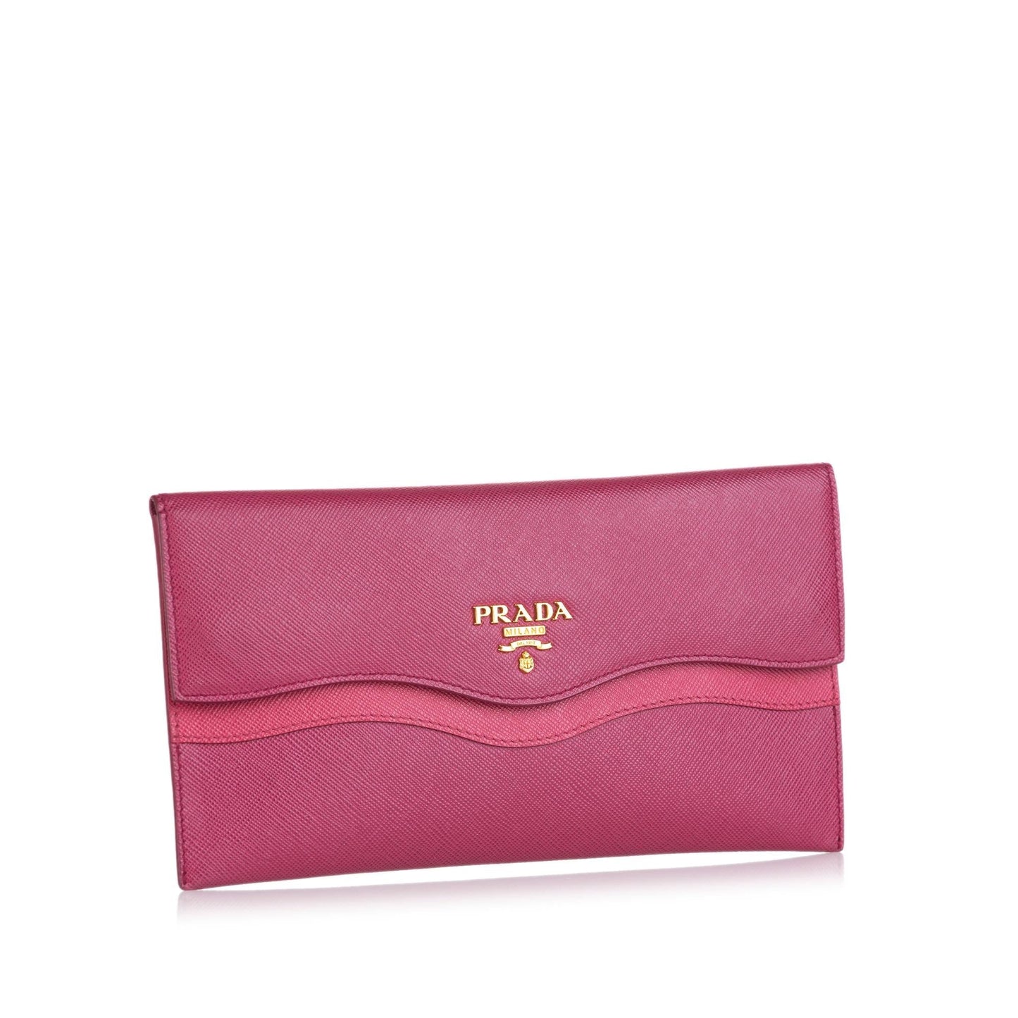Prada Saffiano Wave Continental Wallet (SHG-35715)