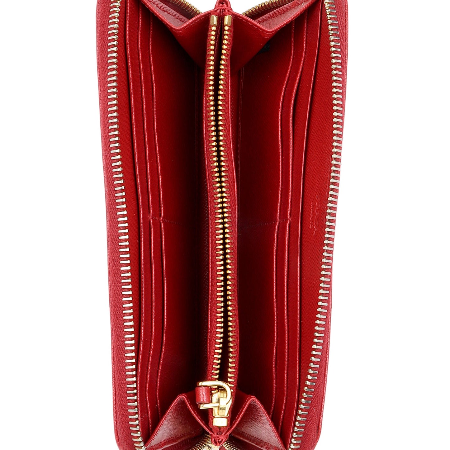 Prada Saffiano Zip Around Wallet (SHF-l6CXal)