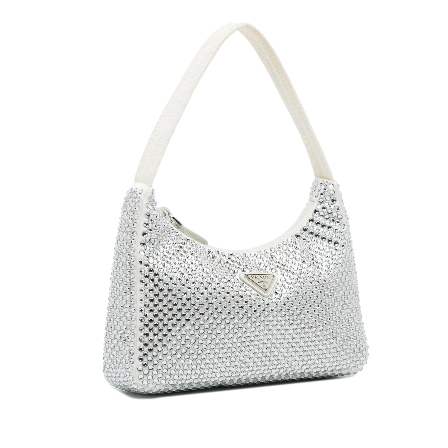 Prada Satin Crystal Mini Re-Edition (SHG-0Qe6fx)