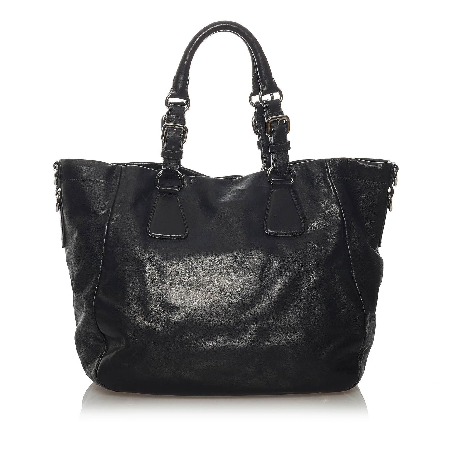Prada Soft Calf Leather Satchel (SHG-28741)