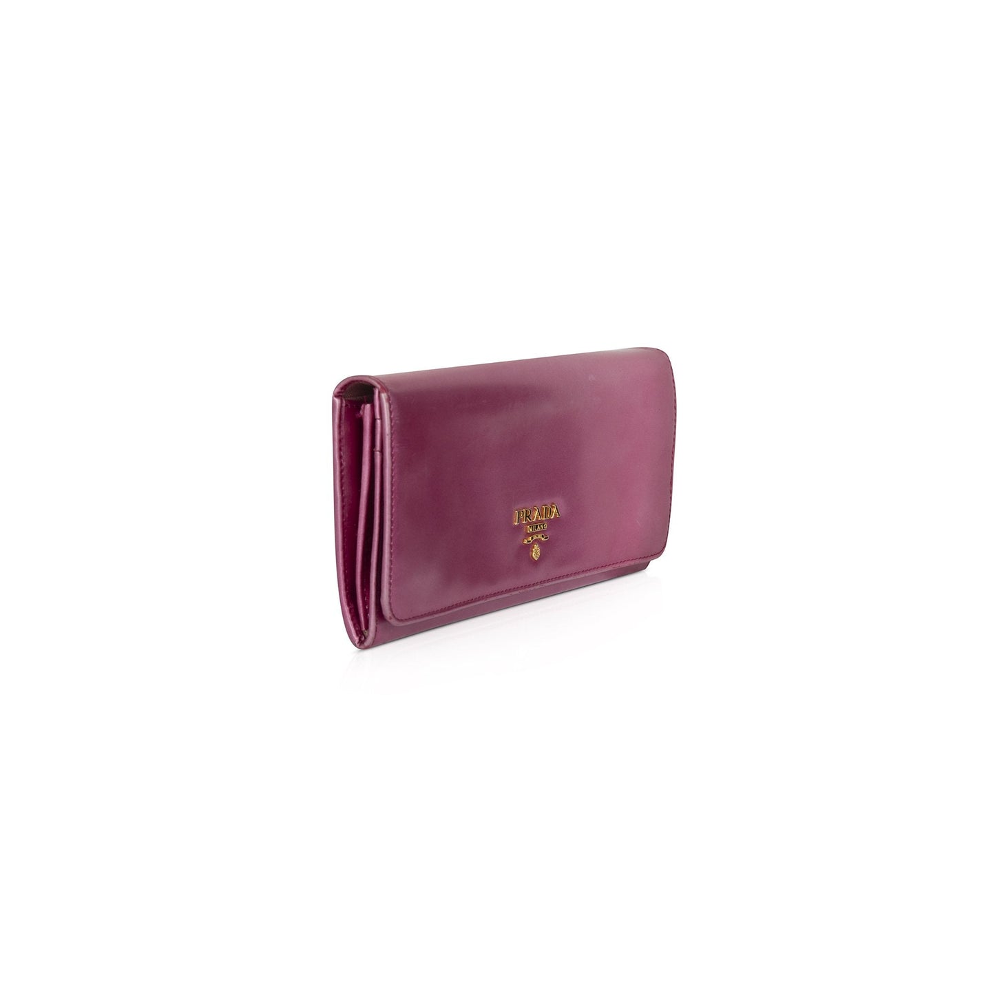 Prada Spazzolato Continental Wallet