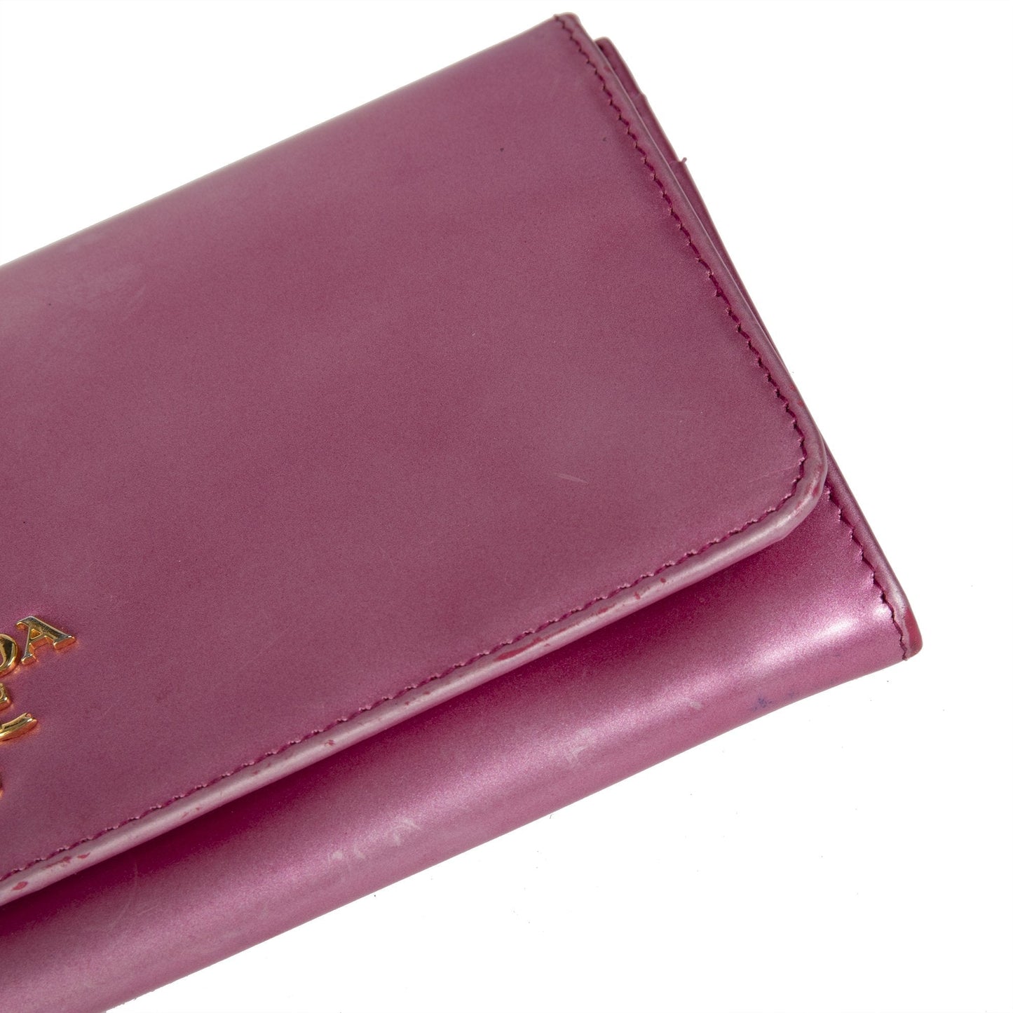 Prada Spazzolato Continental Wallet