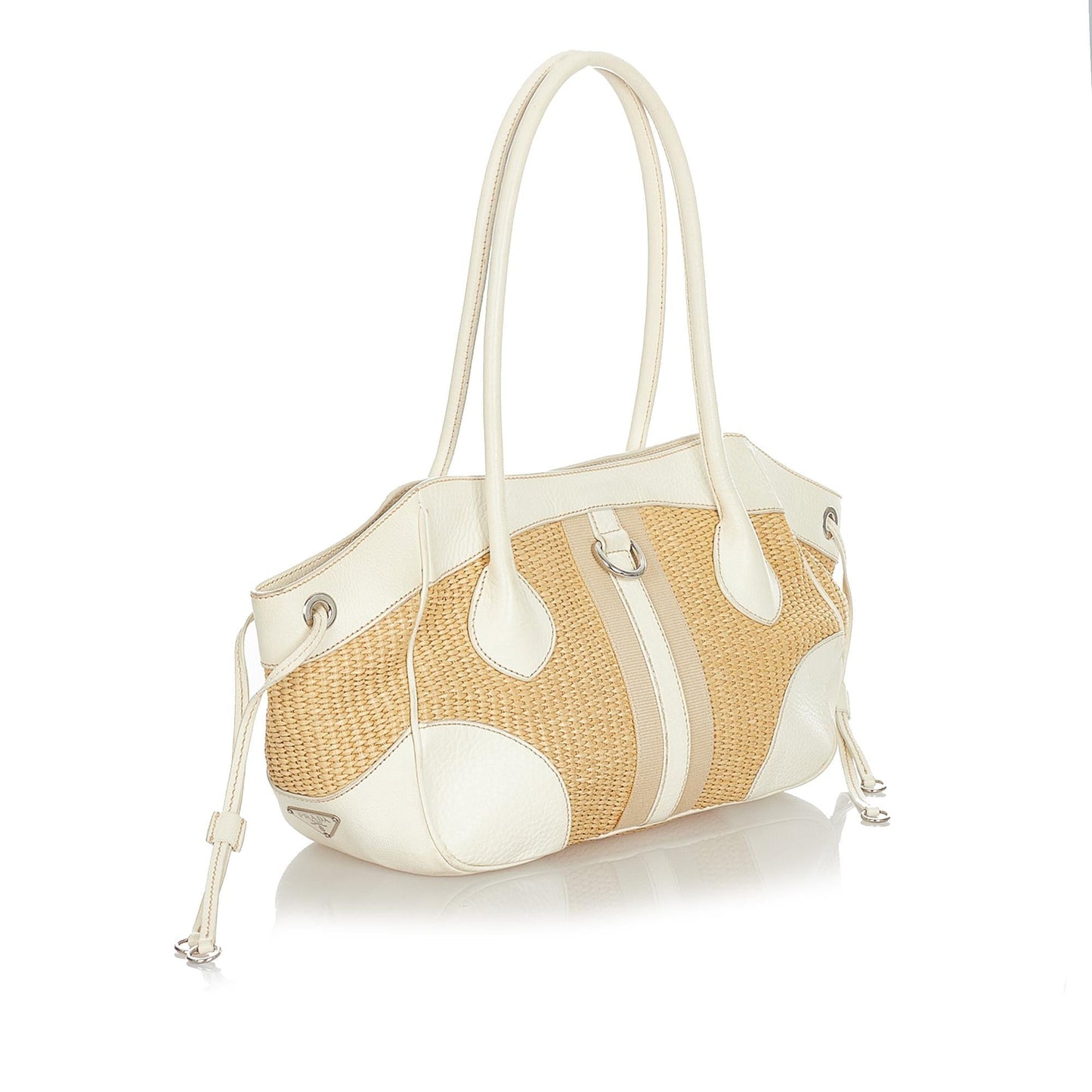 Prada Straw Shoulder Bag (SHG-23228)