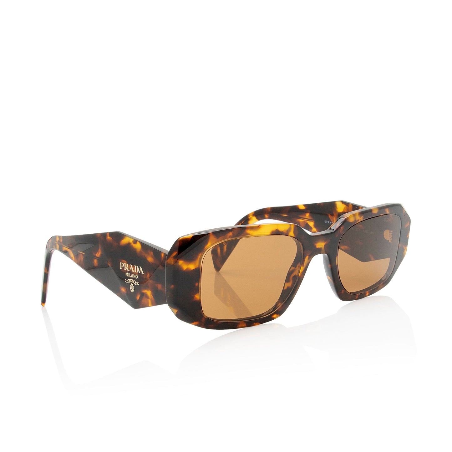 Prada Symbole Rectangular Sunglasses (SHF-4iJGfx)