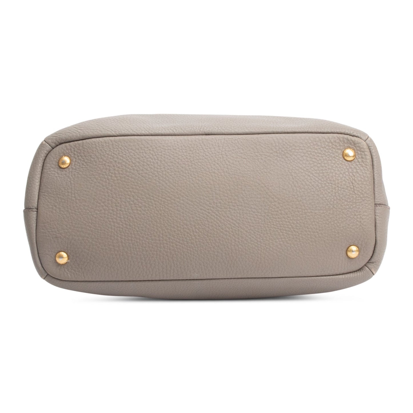Prada Taupe Vitello Daino Leather Tote