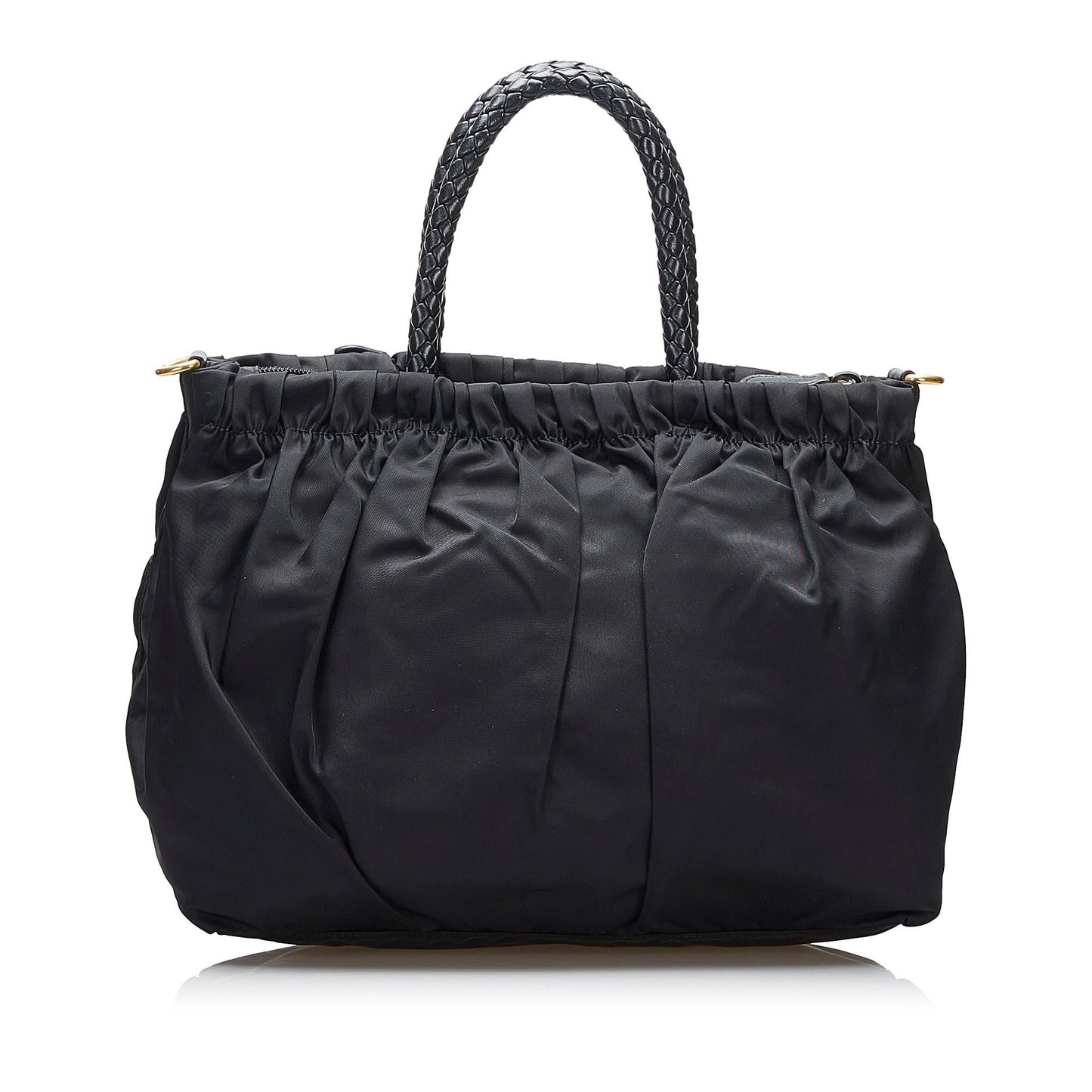 Prada Tessuto Bow Satchel (SHG-Runj4g)