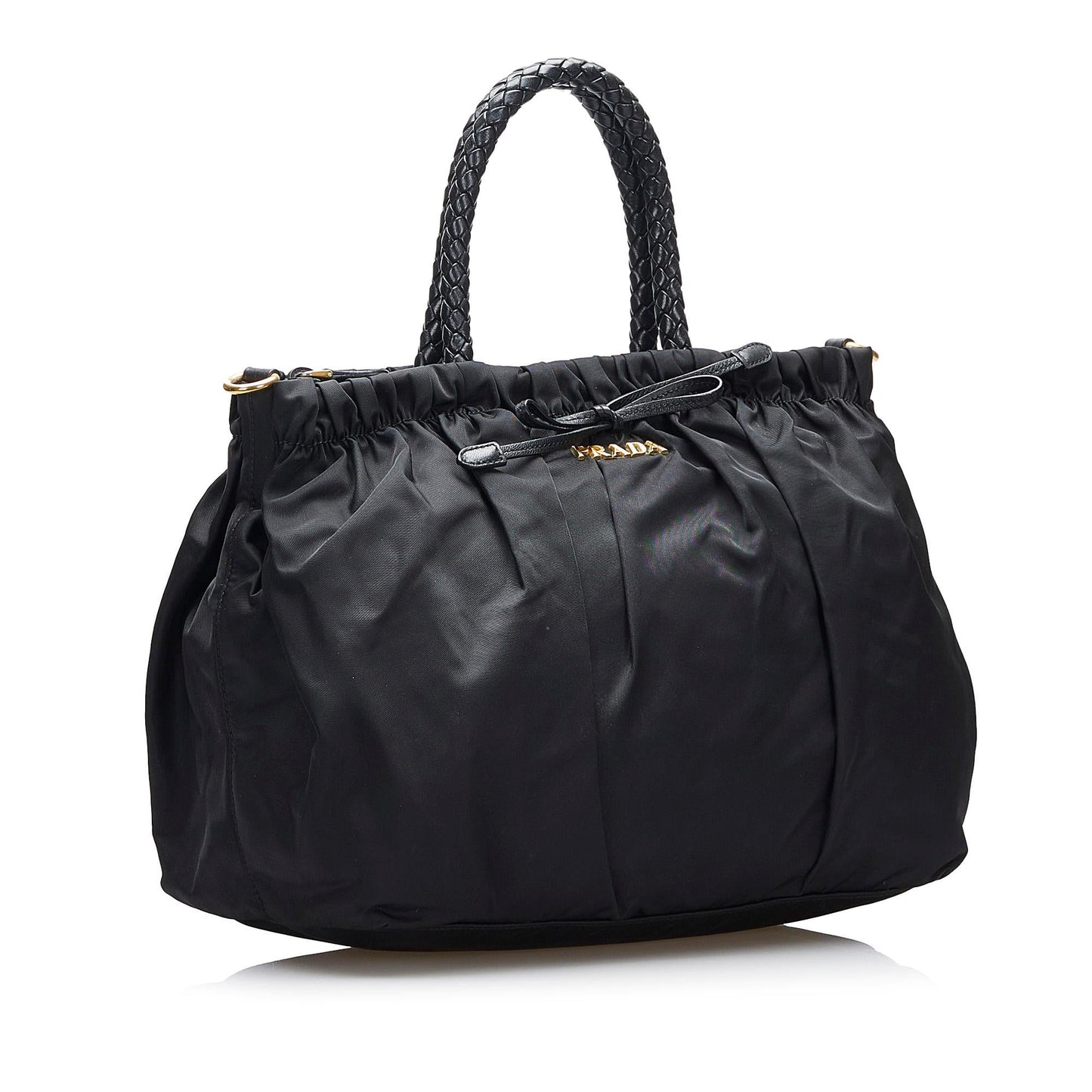 Prada Tessuto Bow Satchel (SHG-Runj4g)
