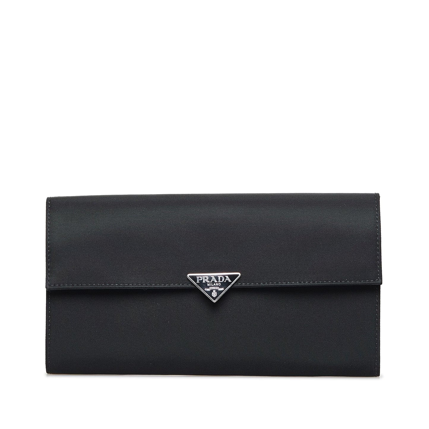 Prada Tessuto Continental Flap Wallet (SHG-6bx2XP)