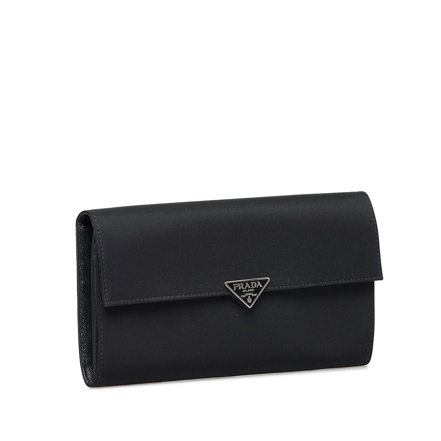 Prada Tessuto Continental Flap Wallet (SHG-6bx2XP)