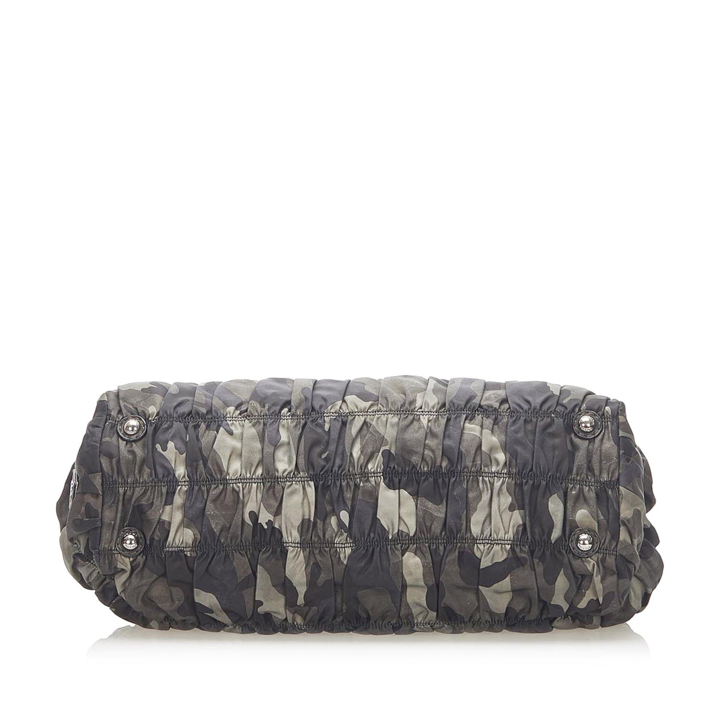 Prada Tessuto Gaufre Camouflage Tote Bag (SHG-18627)