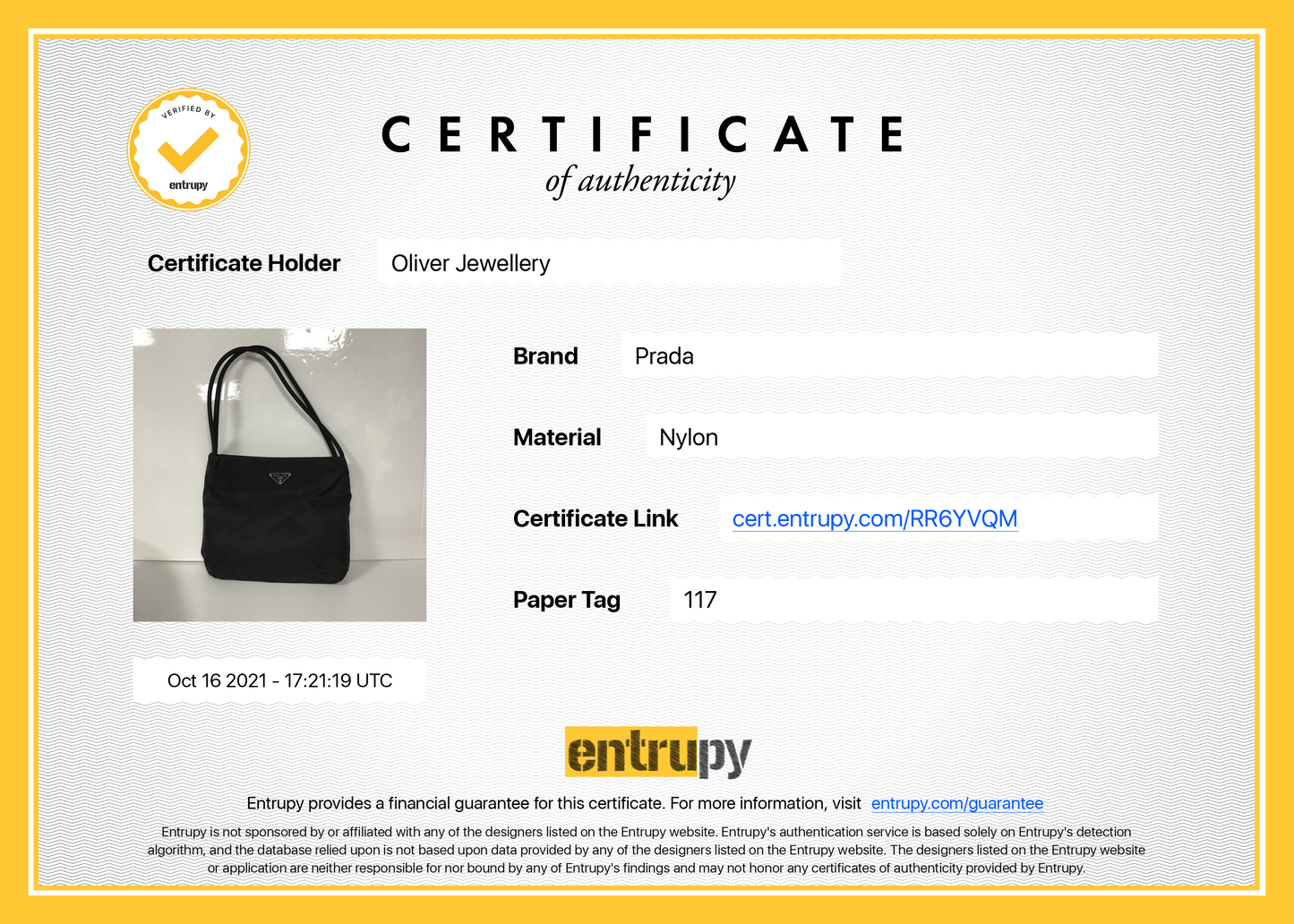 Prada Tessuto Nylon City Tote
