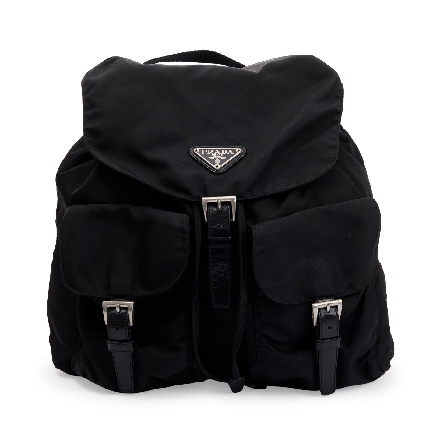 Prada Tessuto Nylon Drawstring Backpack