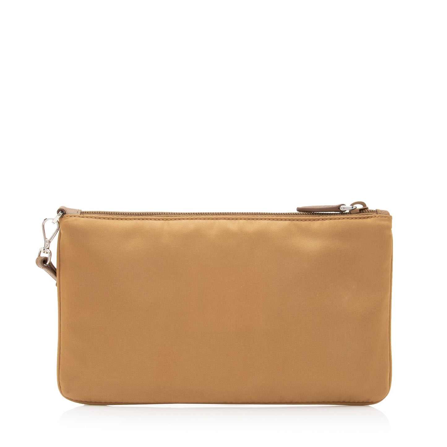 Prada Tessuto Saffiano Piatto Maniglia Wristlet Clutch (SHF-lfeDk8)