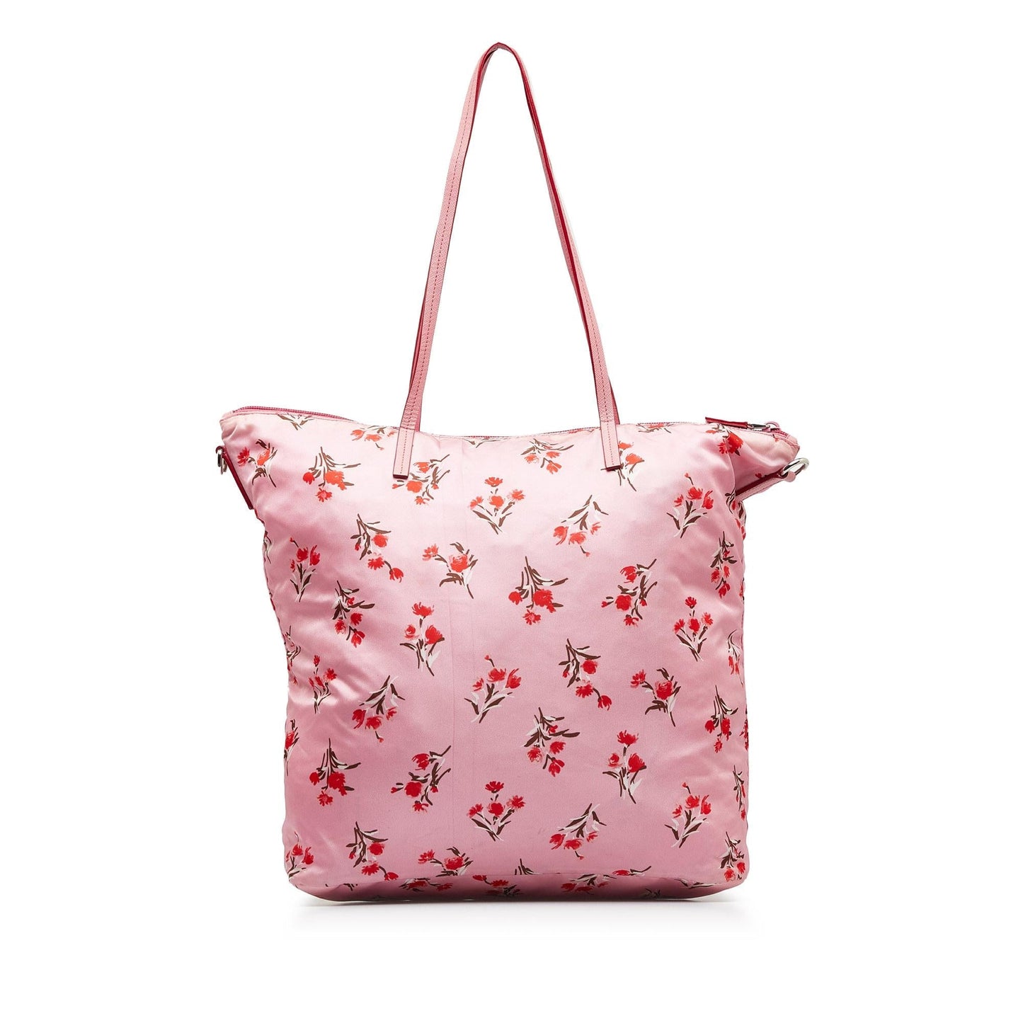 Prada Tessuto Stampato Floral Tote Bag (SHG-UzoEnp)