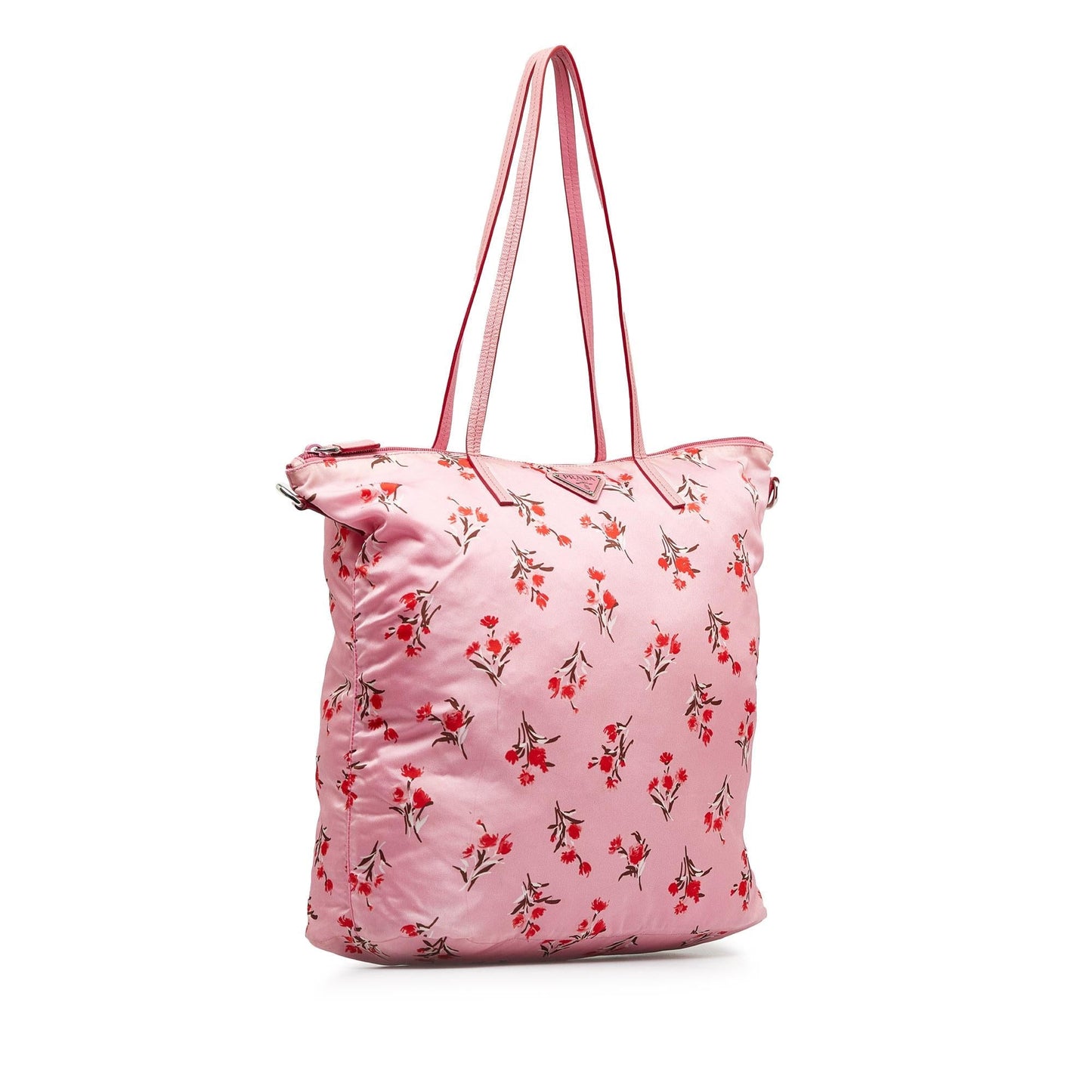 Prada Tessuto Stampato Floral Tote Bag (SHG-UzoEnp)