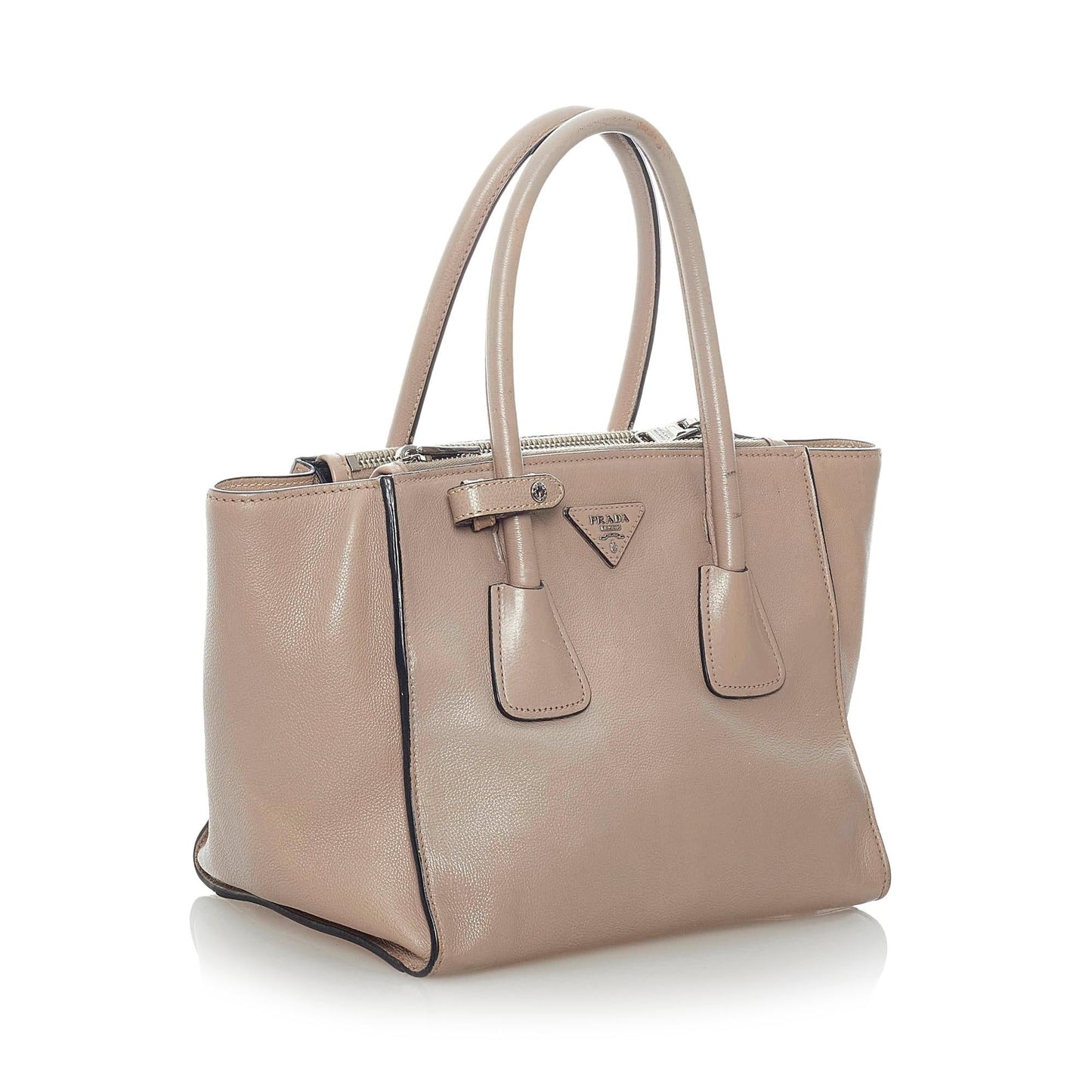 Prada Twin Pocket Leather Satchel (SHG-32635)