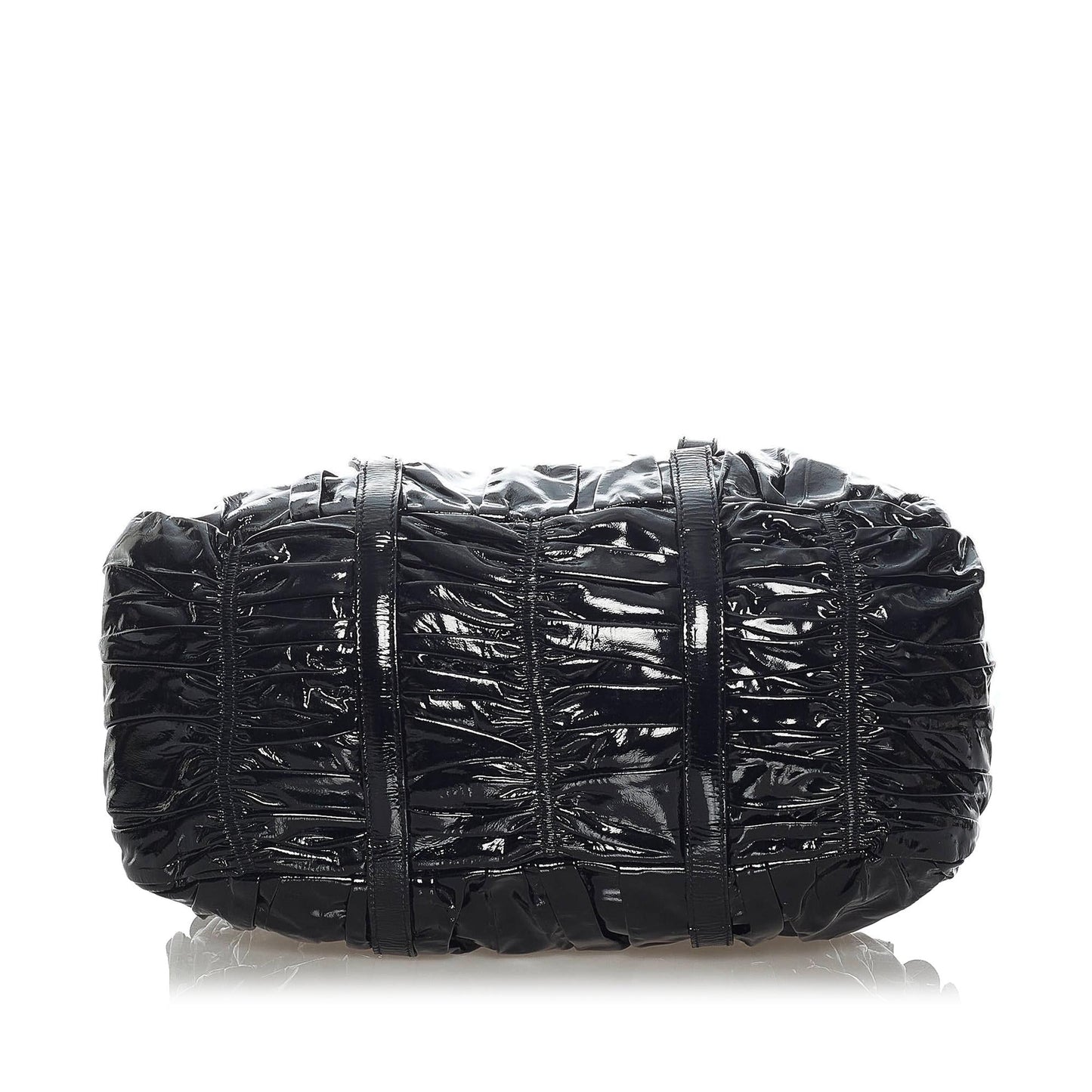 Prada Vernice Gaufre Satchel (SHG-32922)